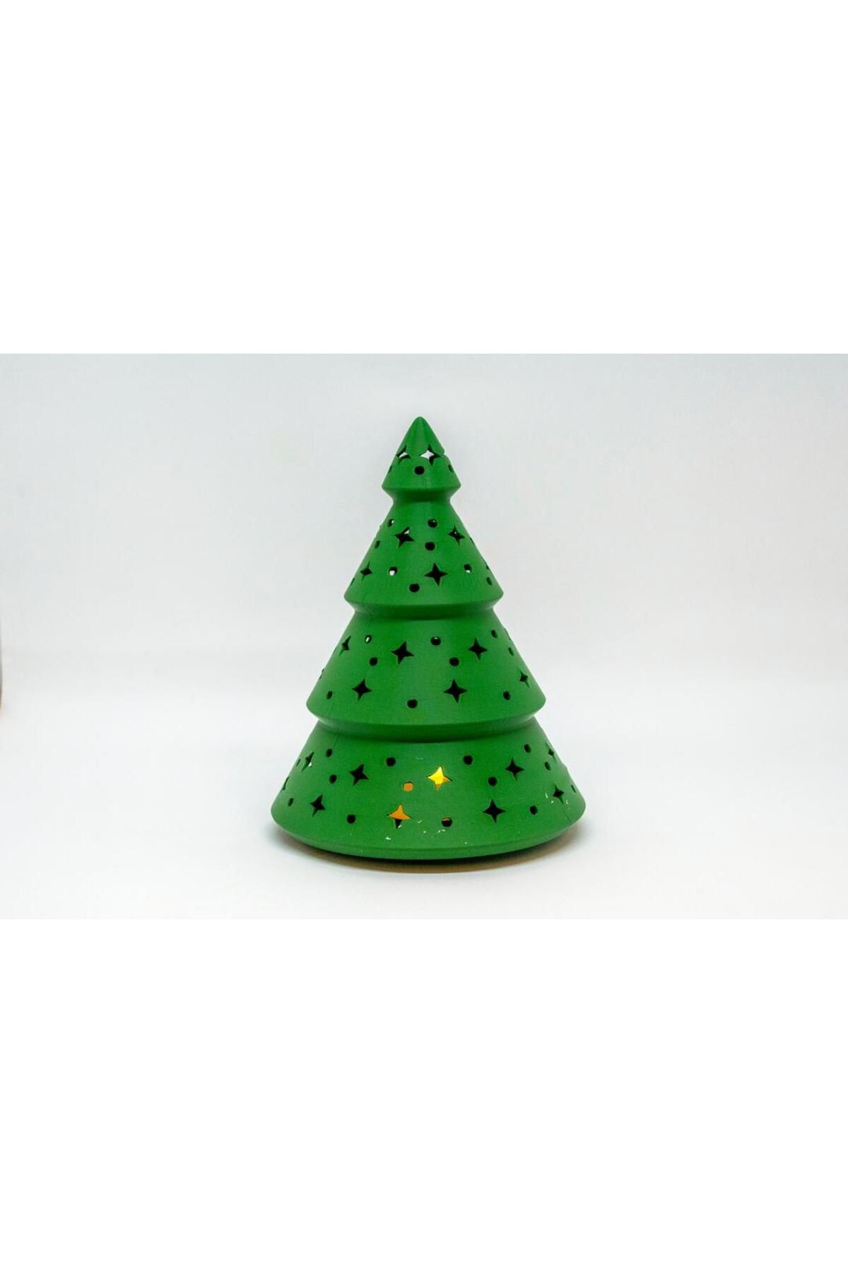 BloomLab-Pine Tree Shaped Led Lighted Green 3D Model 3