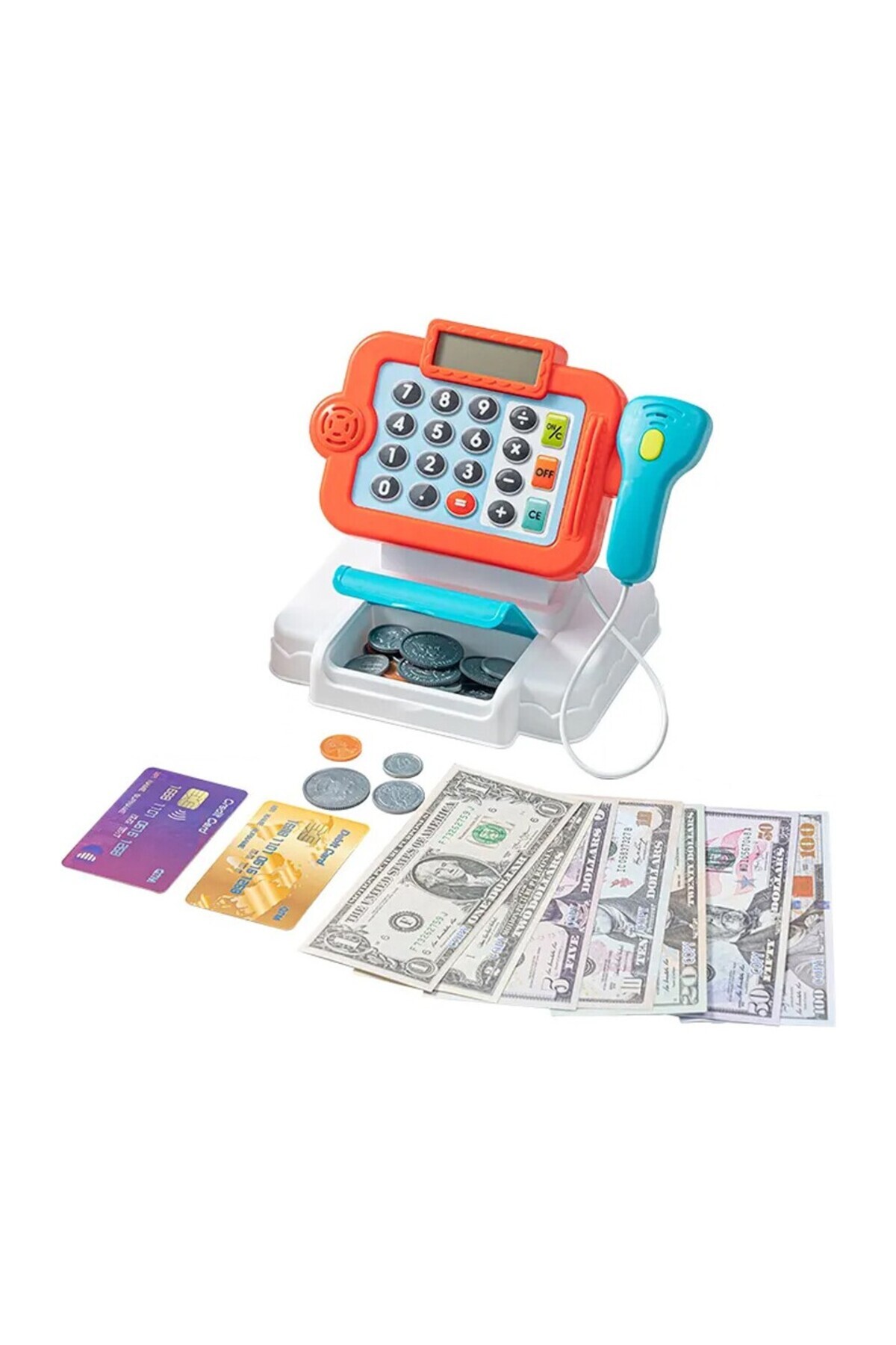 Learning Toys Learning Fun Pilli Işıklı Sesli Yazarkasa Dokunmatik