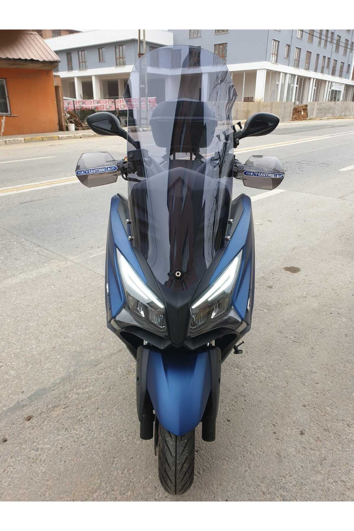 Kymco Xtown 250 İ Siperlik Ön Cam 2020 2025 Model 83cm Füme Renkli 4mm UZUN CAM