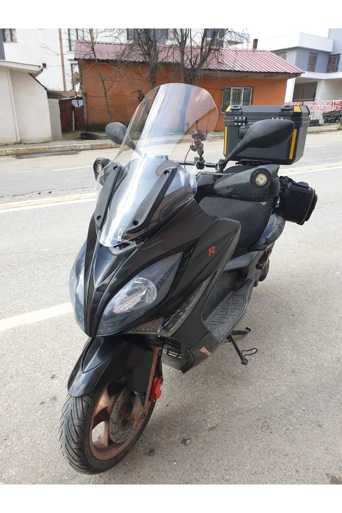 Kymco Xciting 250 500 R Siperlik Ön Cam 2010 2011 Model 72cm Şeffaf Renkli 4mm UZUN CAM