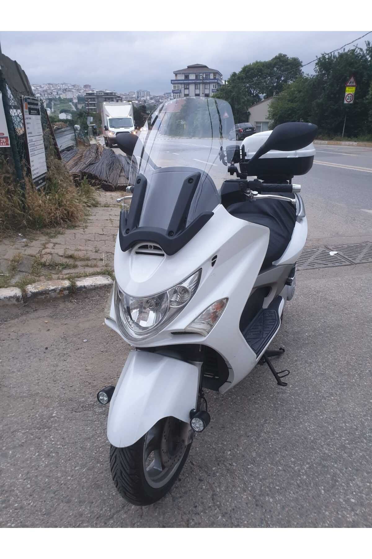 Kymco Xciting 250 500 İ Siperlik Ön Cam 2008 2012 Model 62cm Şeffaf Renkli 4mm
