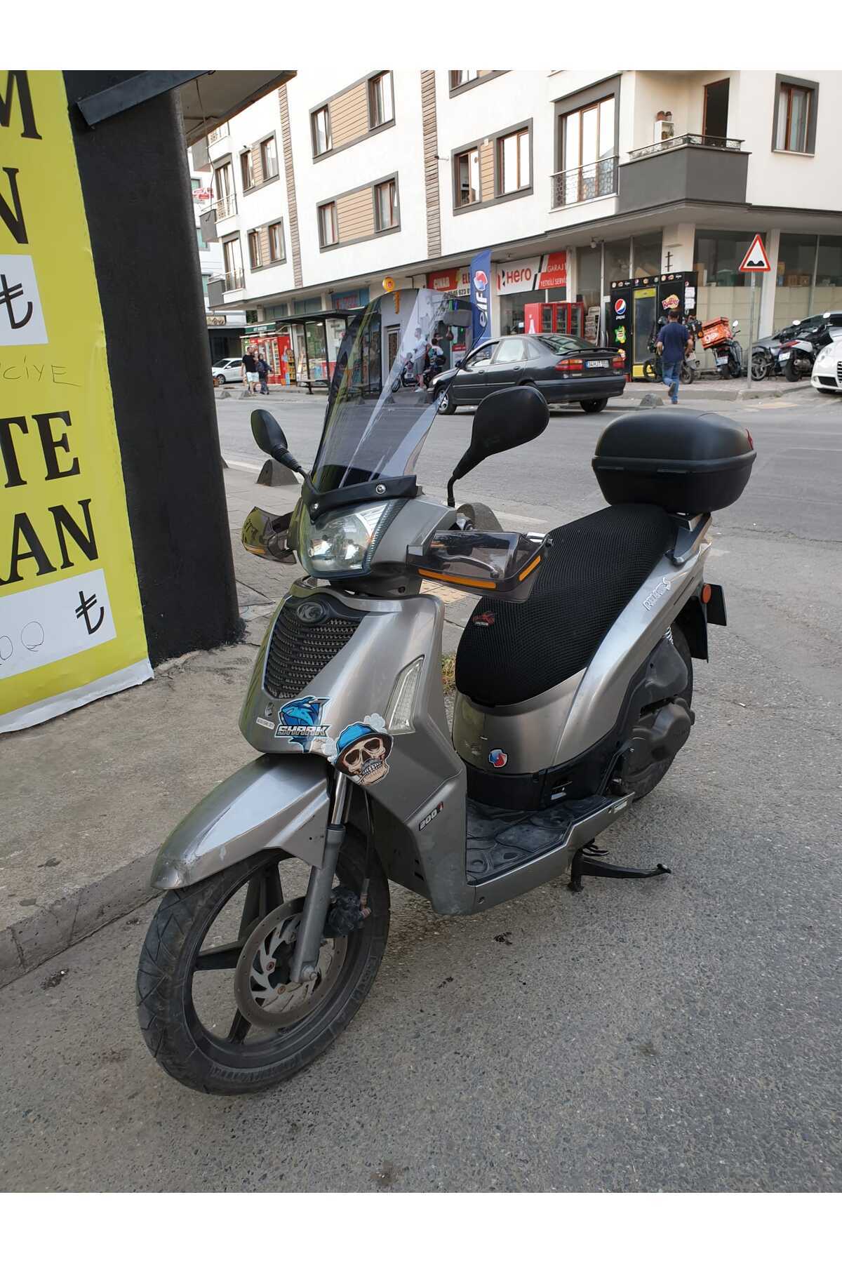 Kymco People S 200 Siperlik Ön Cam 2011 Model 48cm Füme Renkli 4mm UZUN CAM