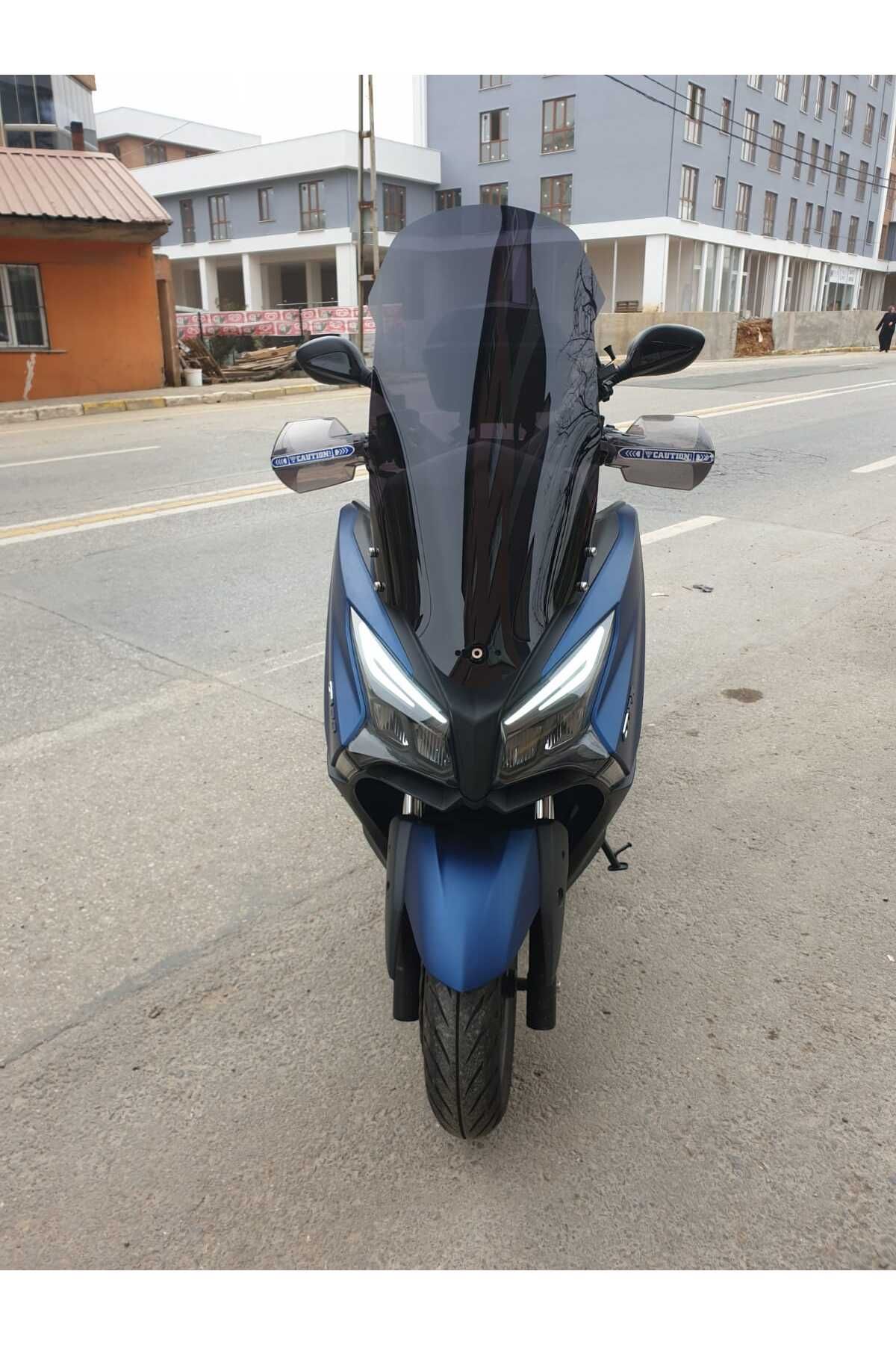 Kymco Xtown 250 İ Siperlik Ön Cam 2020 2025 Model 83cm Siyah Renkli 4mm UZUN CAM