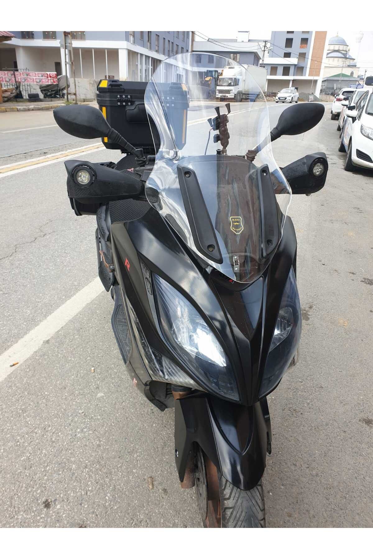 Kymco Xciting 250 500 R Siperlik Ön Cam 2010 2011 Model 72cm Şeffaf Renkli 4mm UZUN CAM