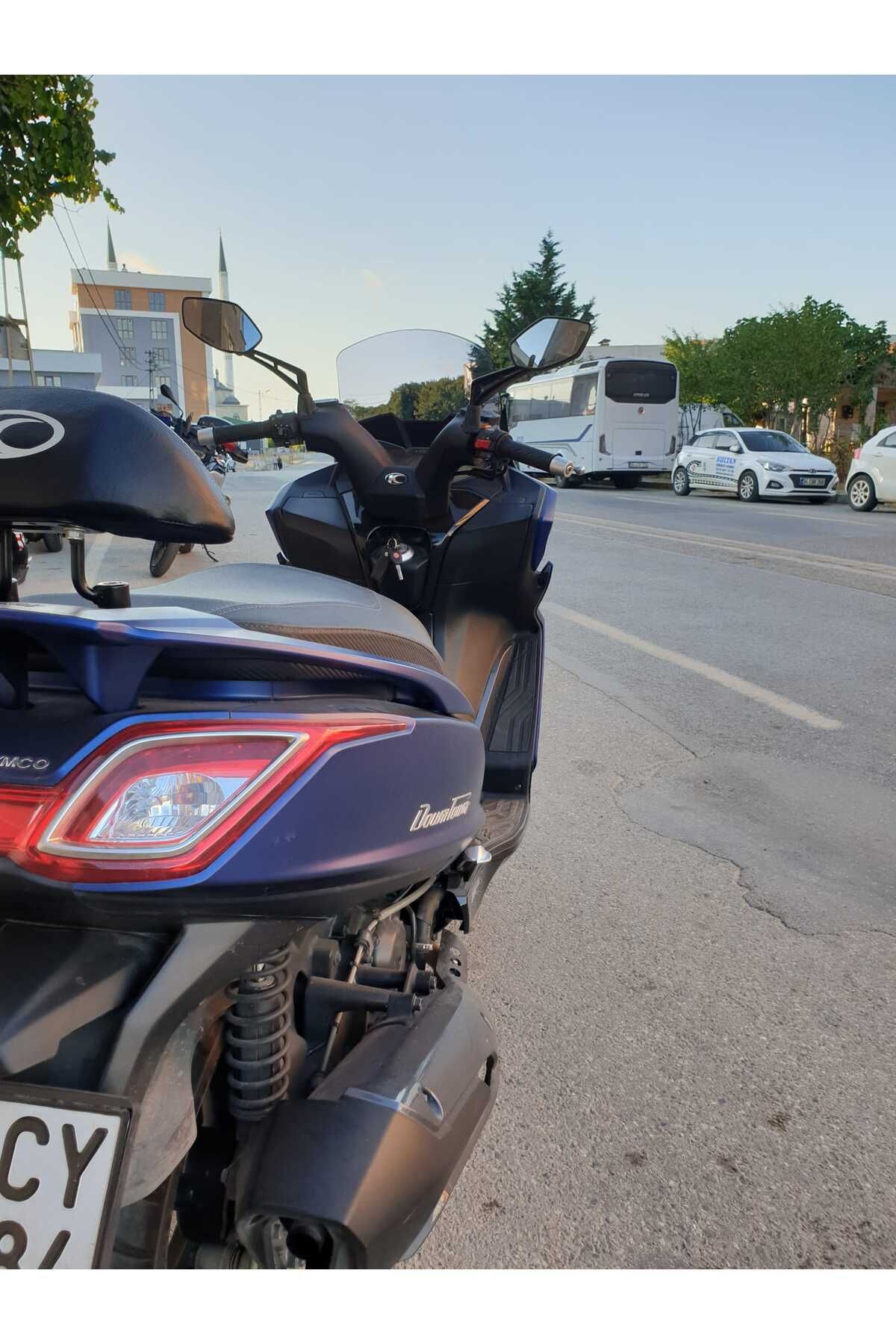 Kymco Downtown 250i Siperlik Ön Cam 2016 2025 Model 61cm Füme Renkli 4mm