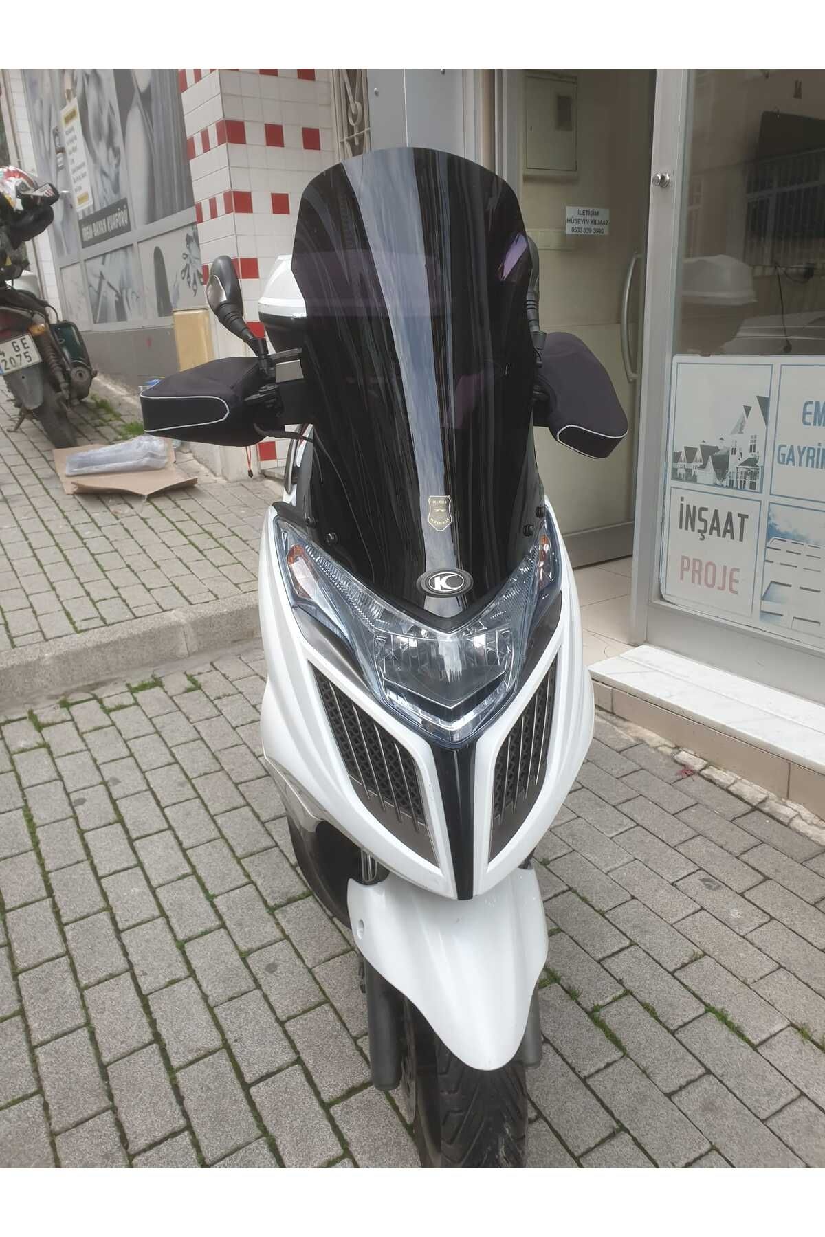 Kymco G Dink 150 250i Siperlik Ön Cam 2013 Model 66cm Siyah Renkli 4mm