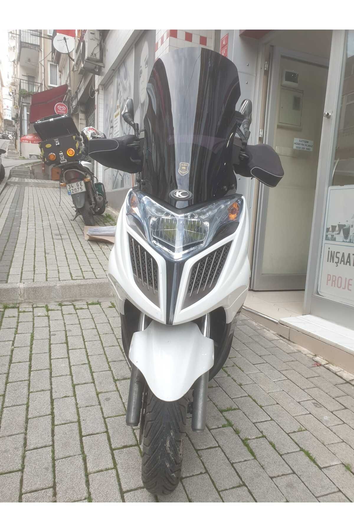 Kymco G Dink 150 250i Siperlik Ön Cam 2013 Model 66cm Siyah Renkli 4mm