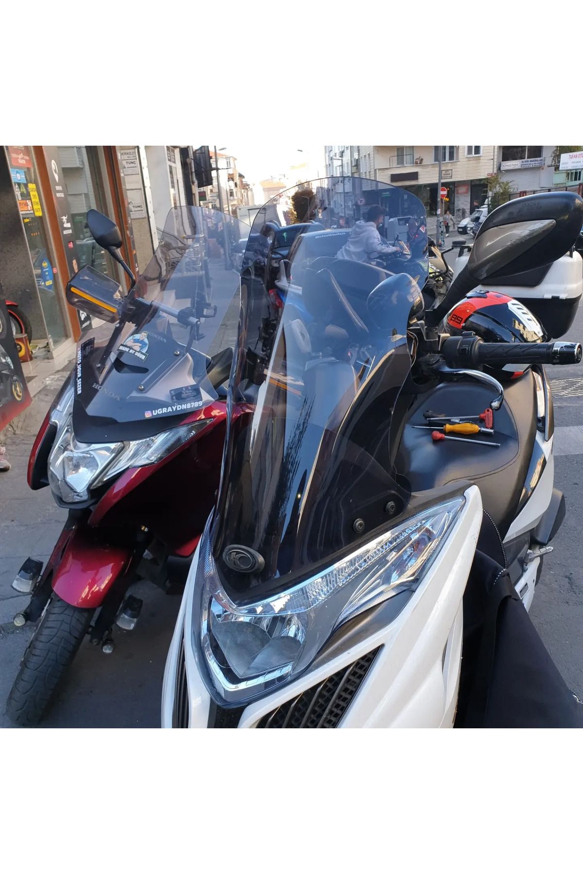 Kymco G Dink 150 250i Siperlik Ön Cam 2013 Model 66cm Füme Renkli 4mm