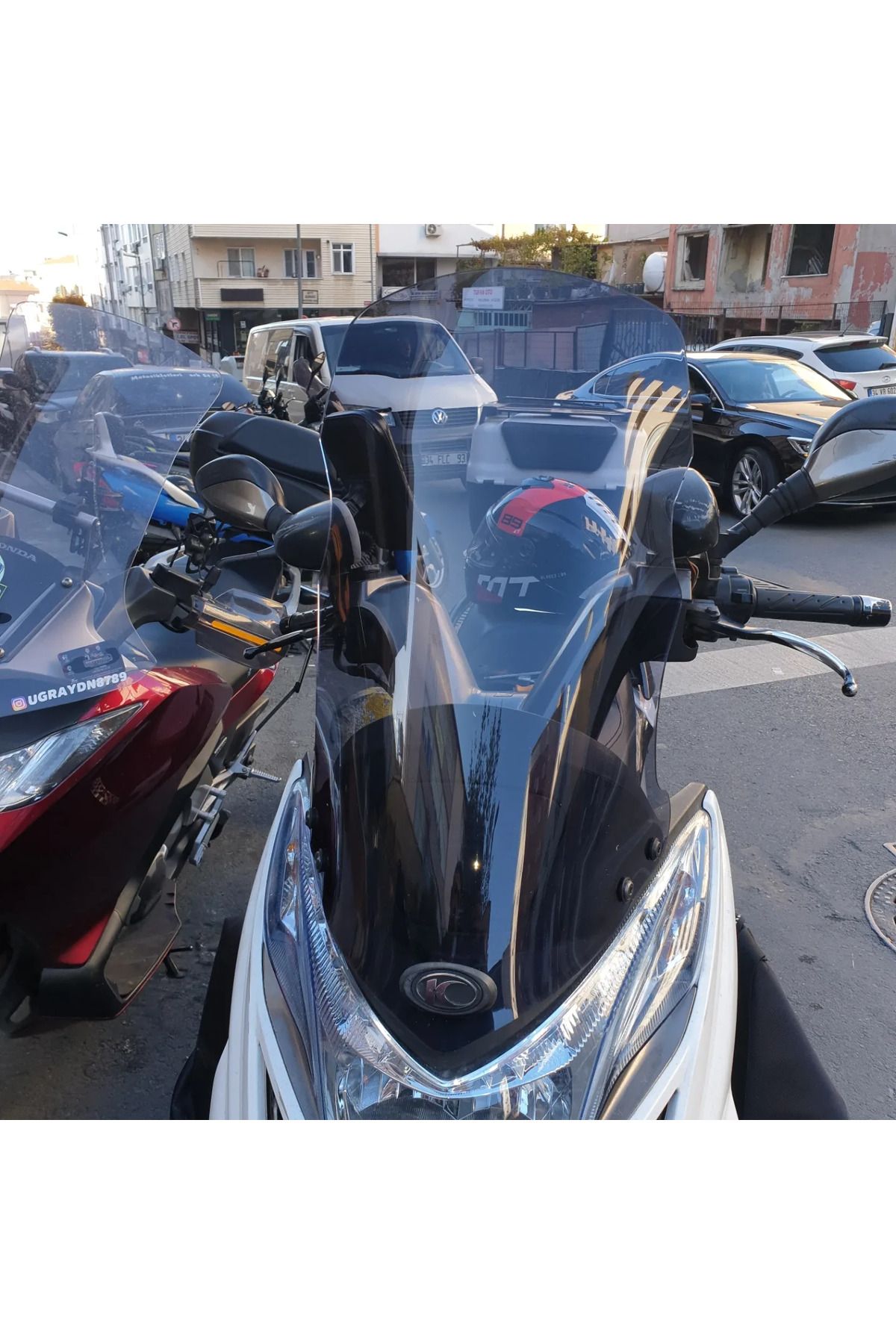 Kymco G Dink 150 250i Siperlik Ön Cam 2013 Model 66cm Füme Renkli 4mm