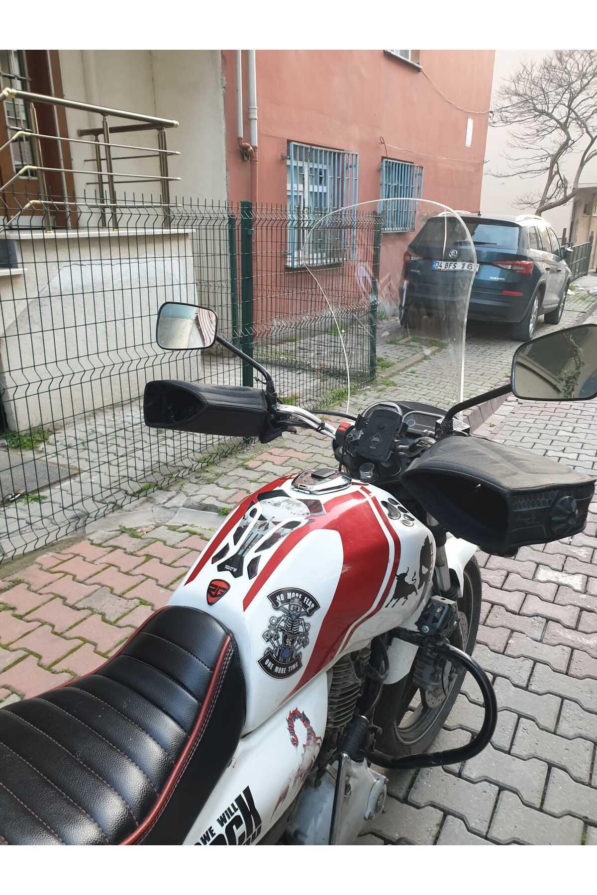 Bajaj V15 Siperlik Ön Cam 2017 2018 Model 57cm Şeffaf Renkli 4mm