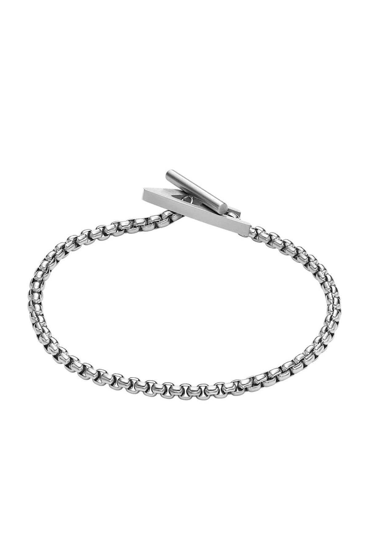 Diesel-Steel Silver Bracelet Dx1476040 3