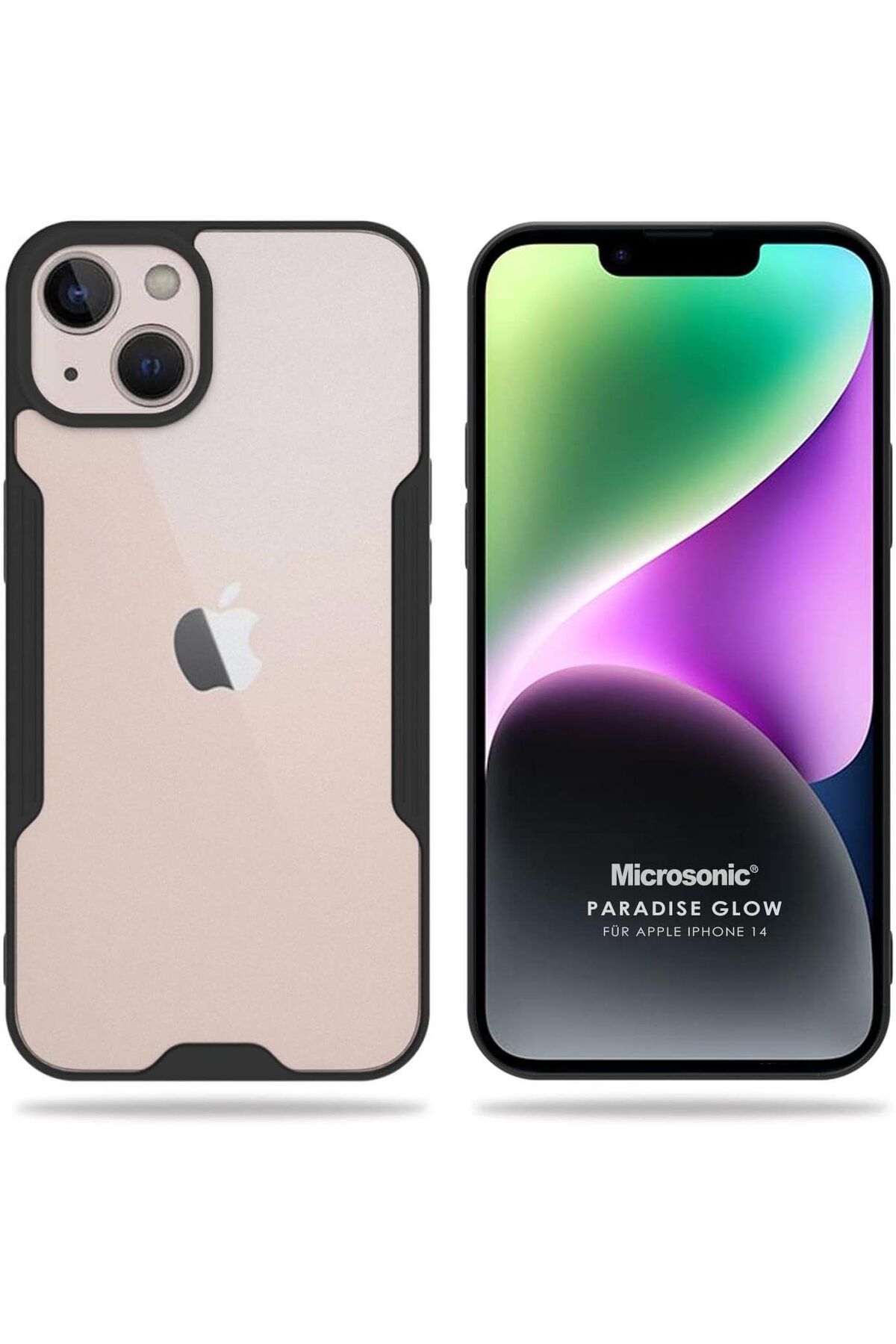 STOREMAX efshopx Apple iPhone 14 Plus için Kılıf Paradise Glow Siyah [iPhone 14 Plus ile Uyumlu Kılıf -