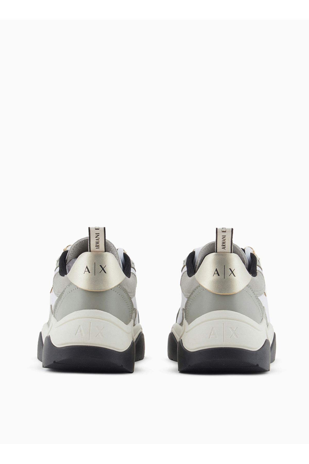 اسنیکر سفید زنانه کفش خاکستری زنان ورزشی XDX104XV580U293 Armani Exchange