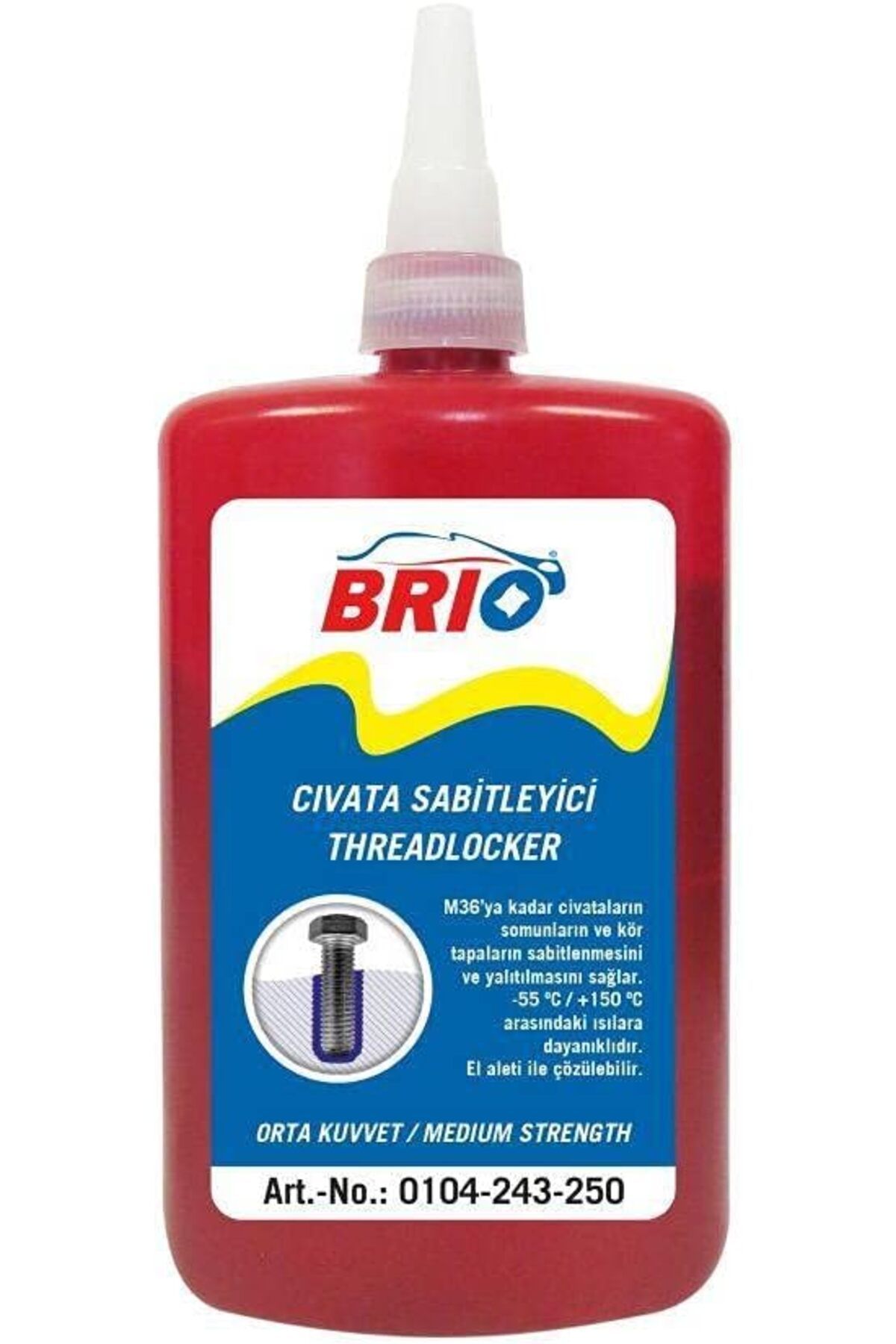 STOREMAX efshopx Civata Sabitleyici Orta Kuvvet 250 Ml New Desing 1002192