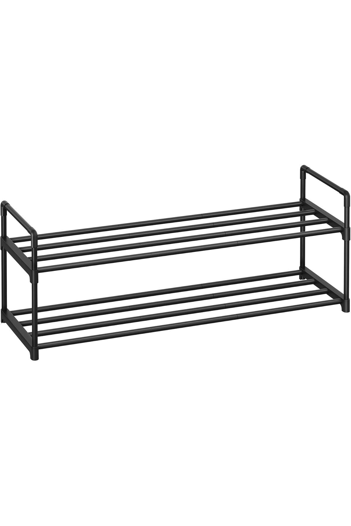 STOREMAX nffashopm 2 Seviyeli Ayakkabı Rafı, 10 Çift Ayakkabıya Kadar Metal Ayakkabı Saklama Yeri Lsa12B