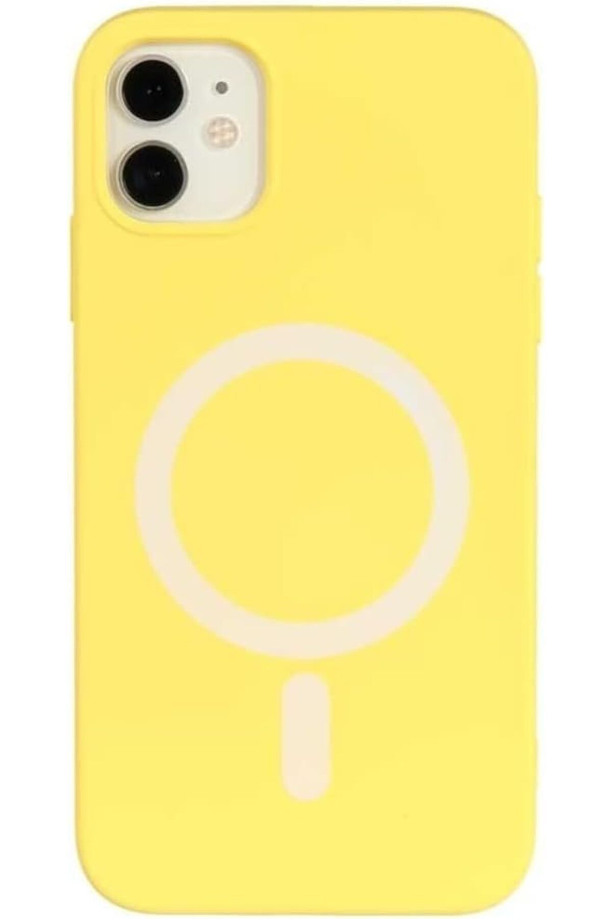 STOREMAX htpshopmx iPhone 11 ile uyumlu Lansman Magsafe Telefon Kılıfı (Sarı) str http 1092444
