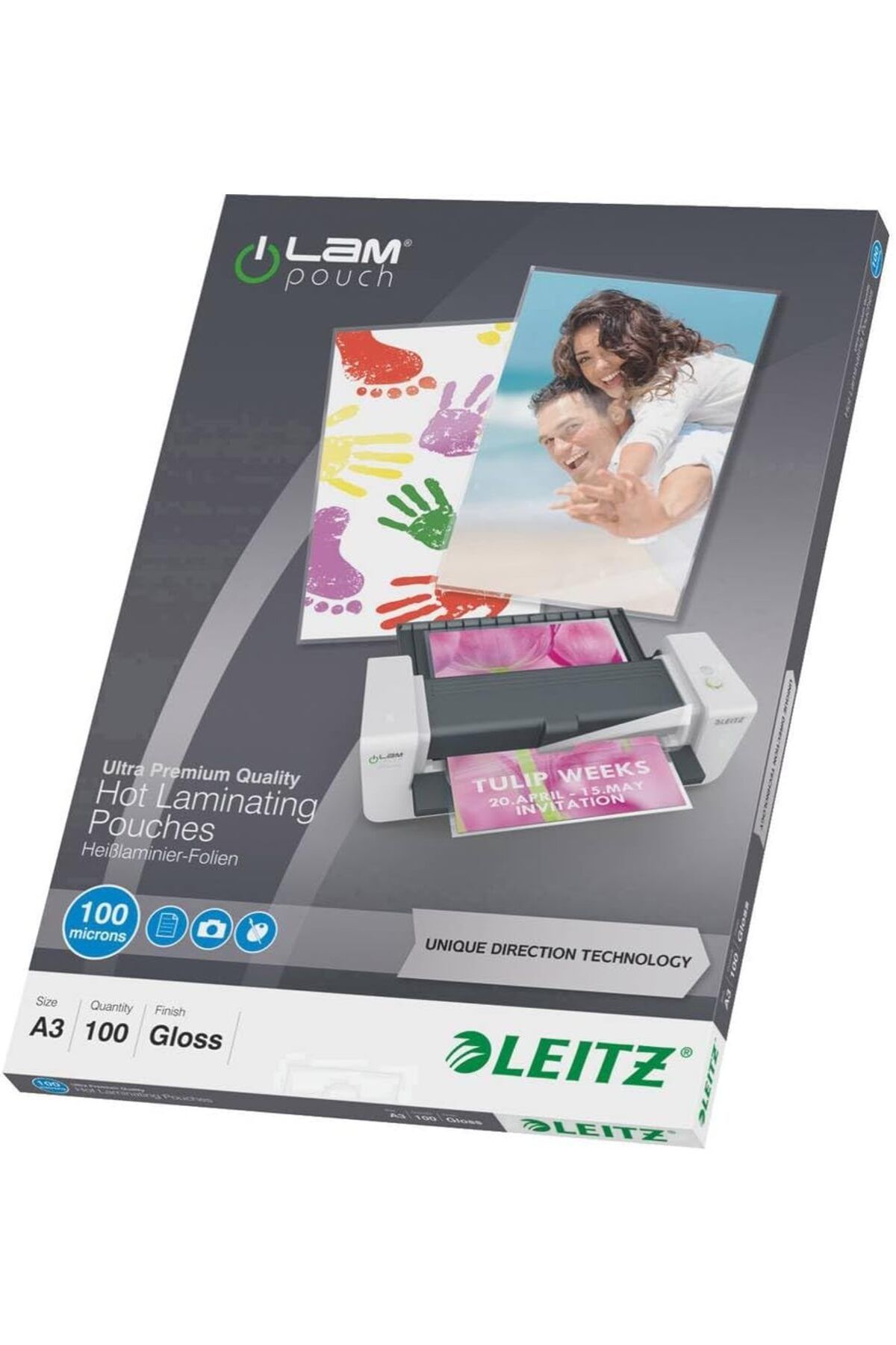 STOREMAX UDT Laminasyon Poşeti A3 100 mikron 100 adet trendymx 999662