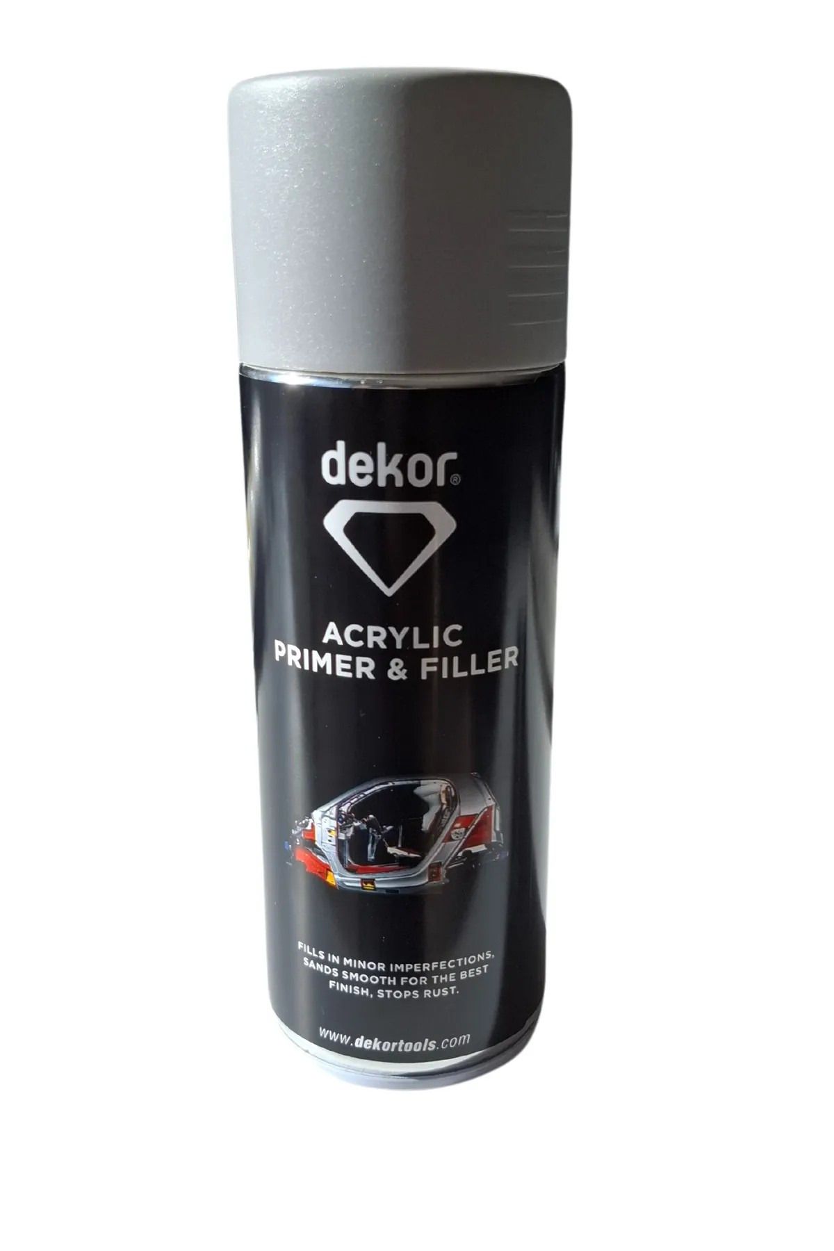 Dekor Ahşap Metal Cam Karton Plastik Pvc Yüzey Boya Öncesi Koruma Sprey Astar 400 ml Kod 677