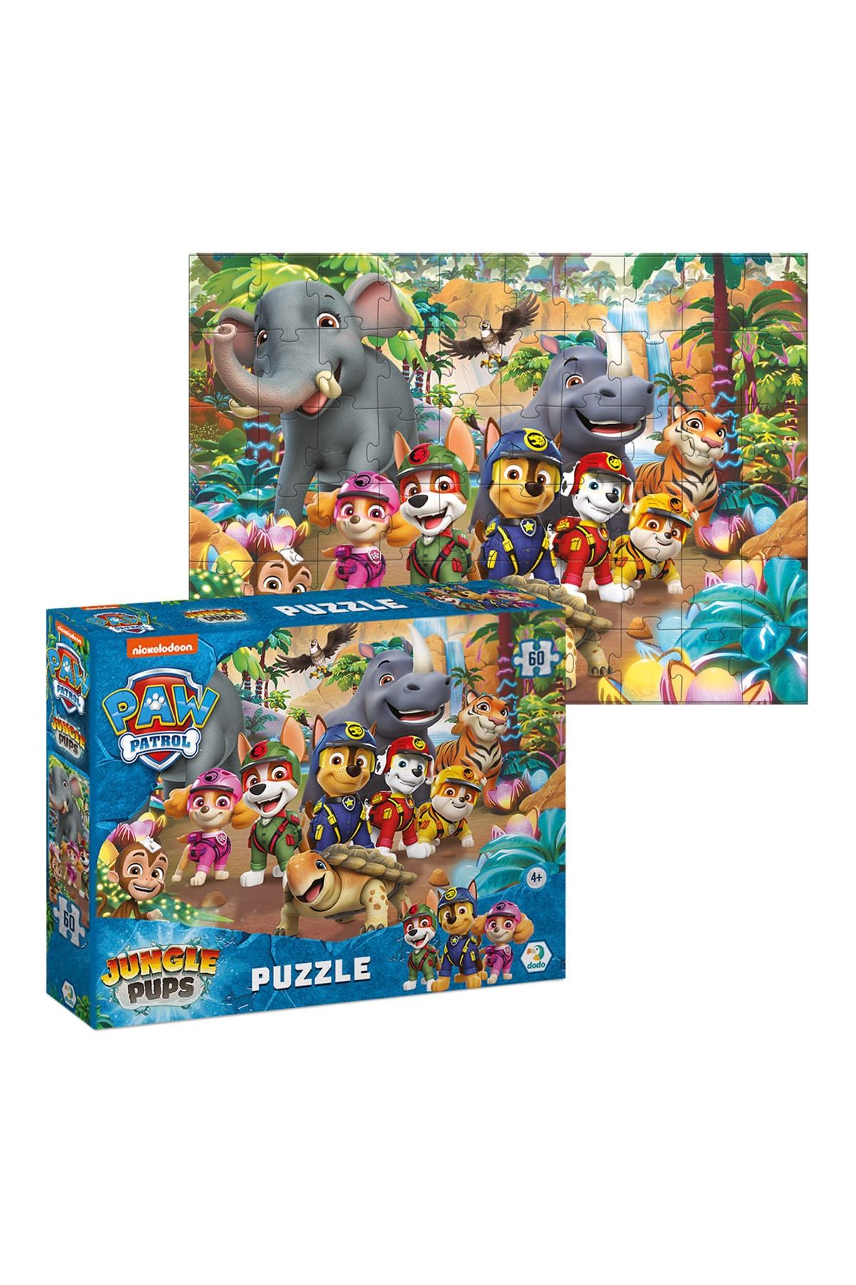 dodotoys-Puzzle Patrula catelusilor, Jungle, 60 piese 3