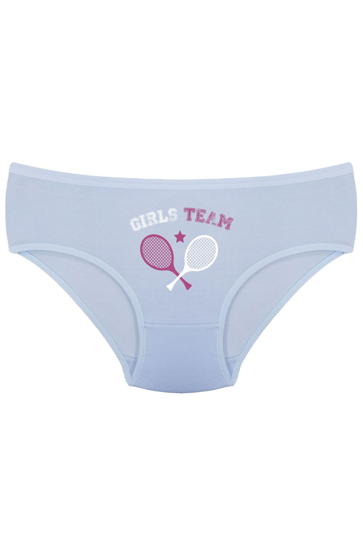 Onurel-  Girl's 5-Pack Mixed Tennis Printed Lycra Panties 5