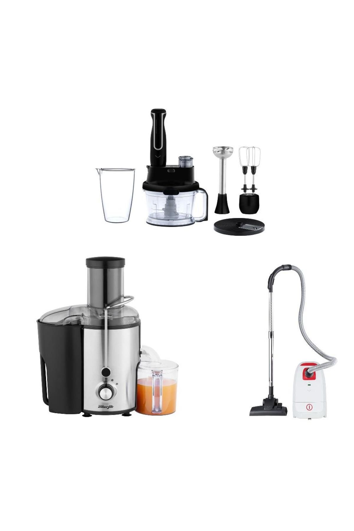 Vestel T20 B Süpürge Enerjik Katı Meyve Sıkacağı Nano Cut S Multi Blender Seti