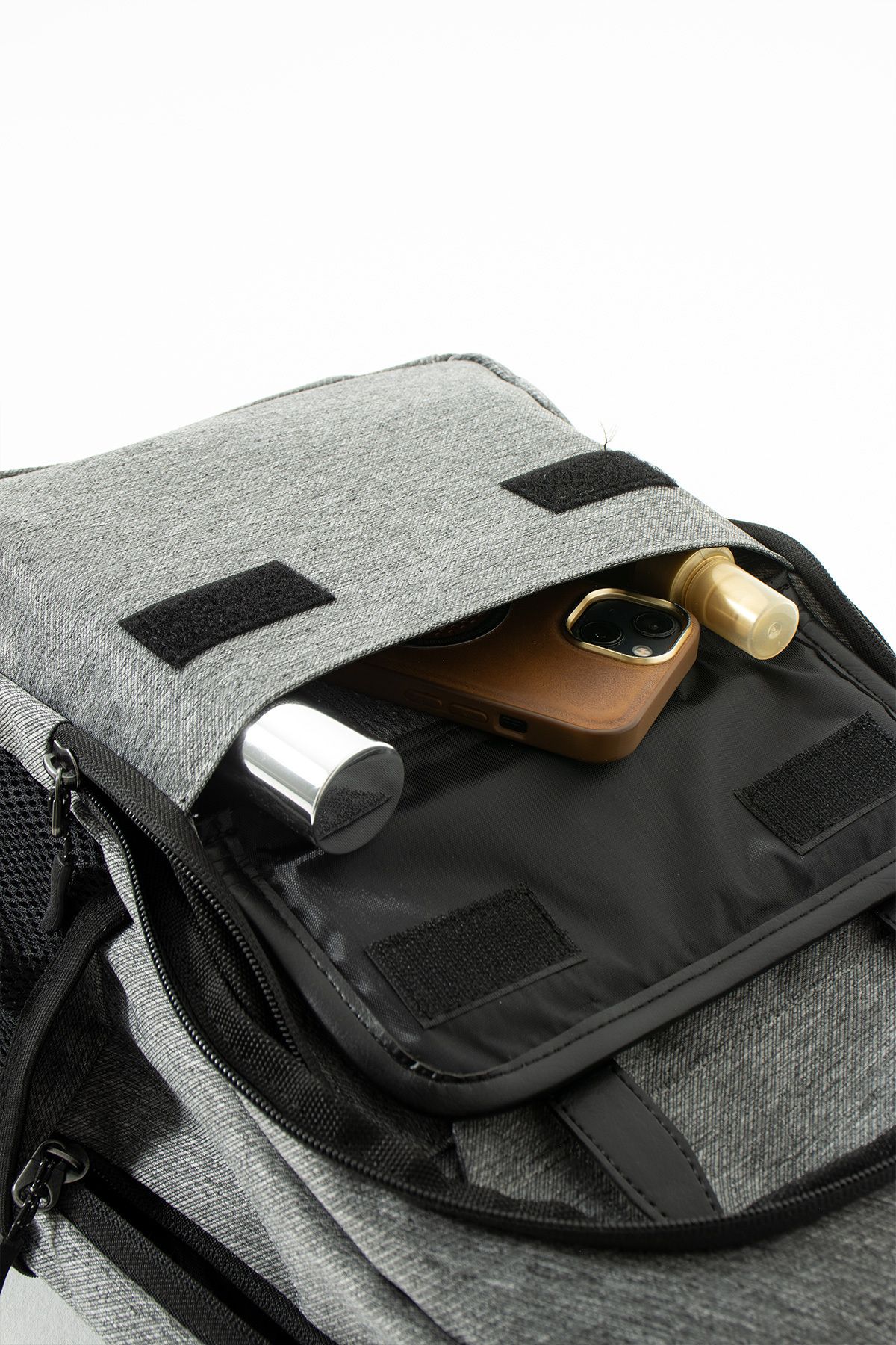 By Hakan-GK64 UNISEX - Rucsac de școală, pentru călătorii zilnice și sport, gri 7