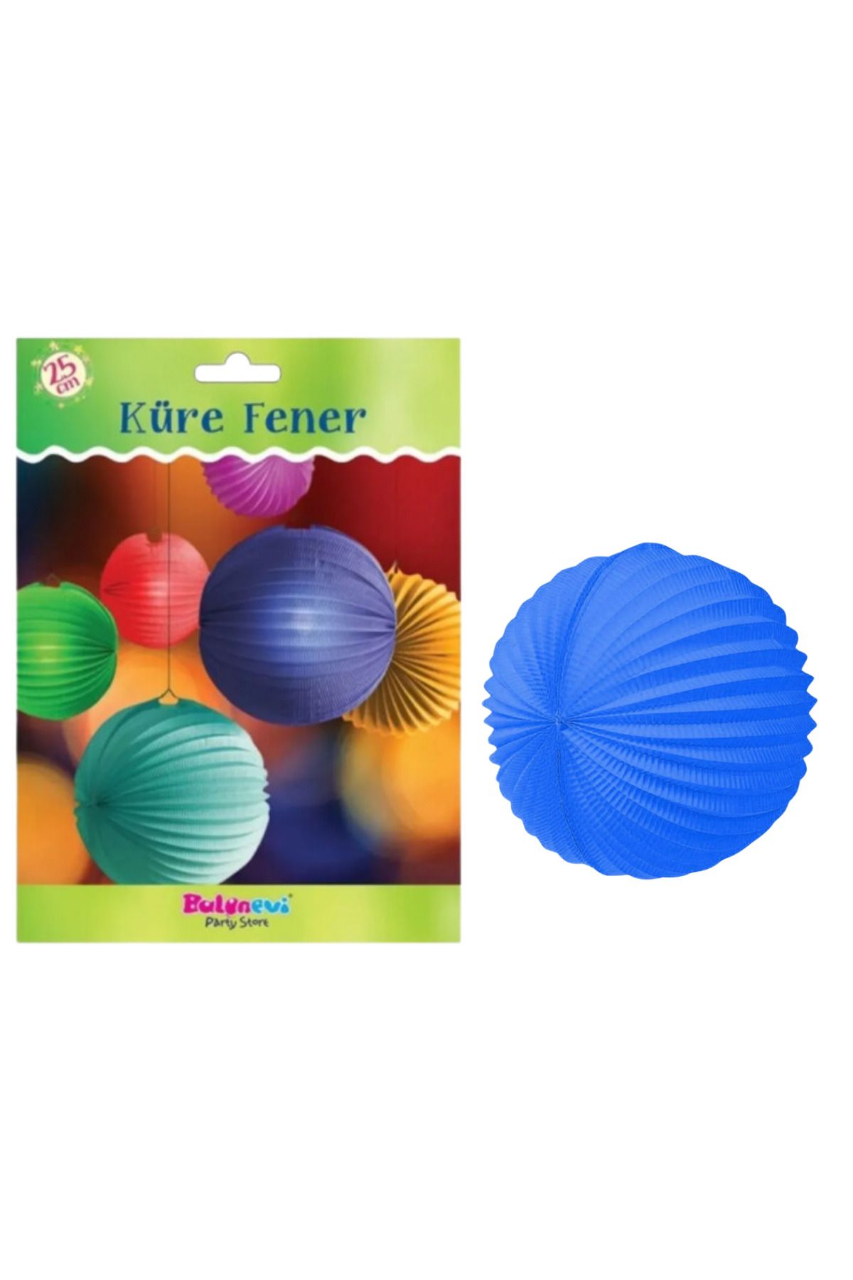 BalonEvi Carnaval Küre Fener  25 cm