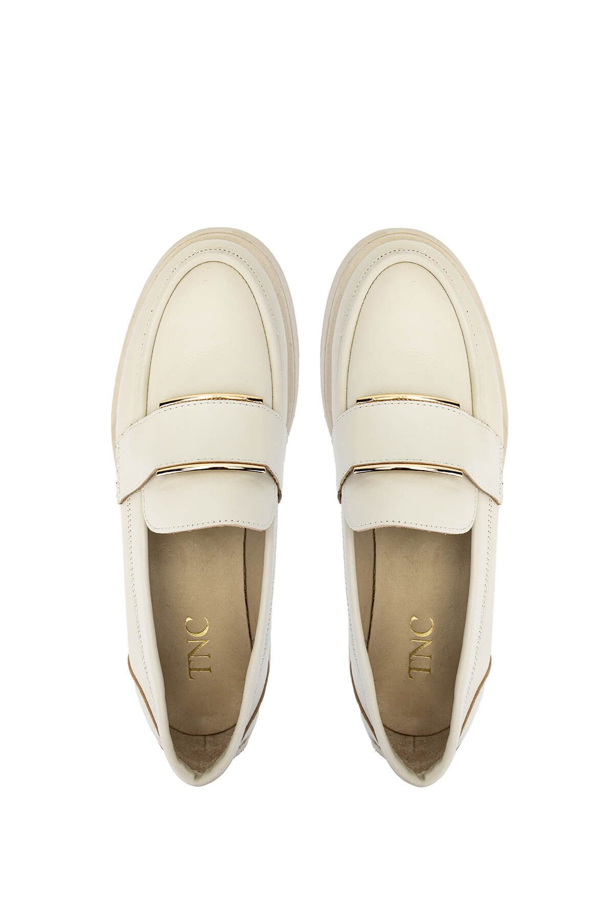 Tamer Tanca-Loafer Shoes - Beige - Block 5