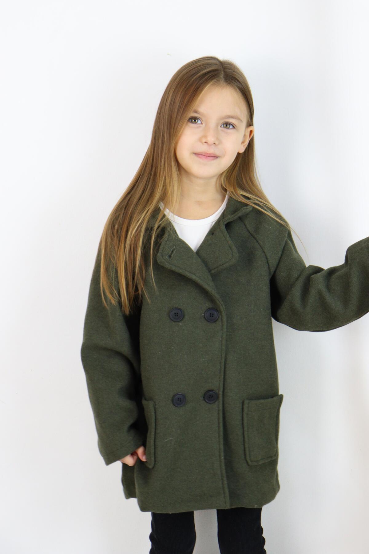 MiaBaby Reglan Kol Unisex Kaşe Kaban fotoğrafı 8 (önizleme)