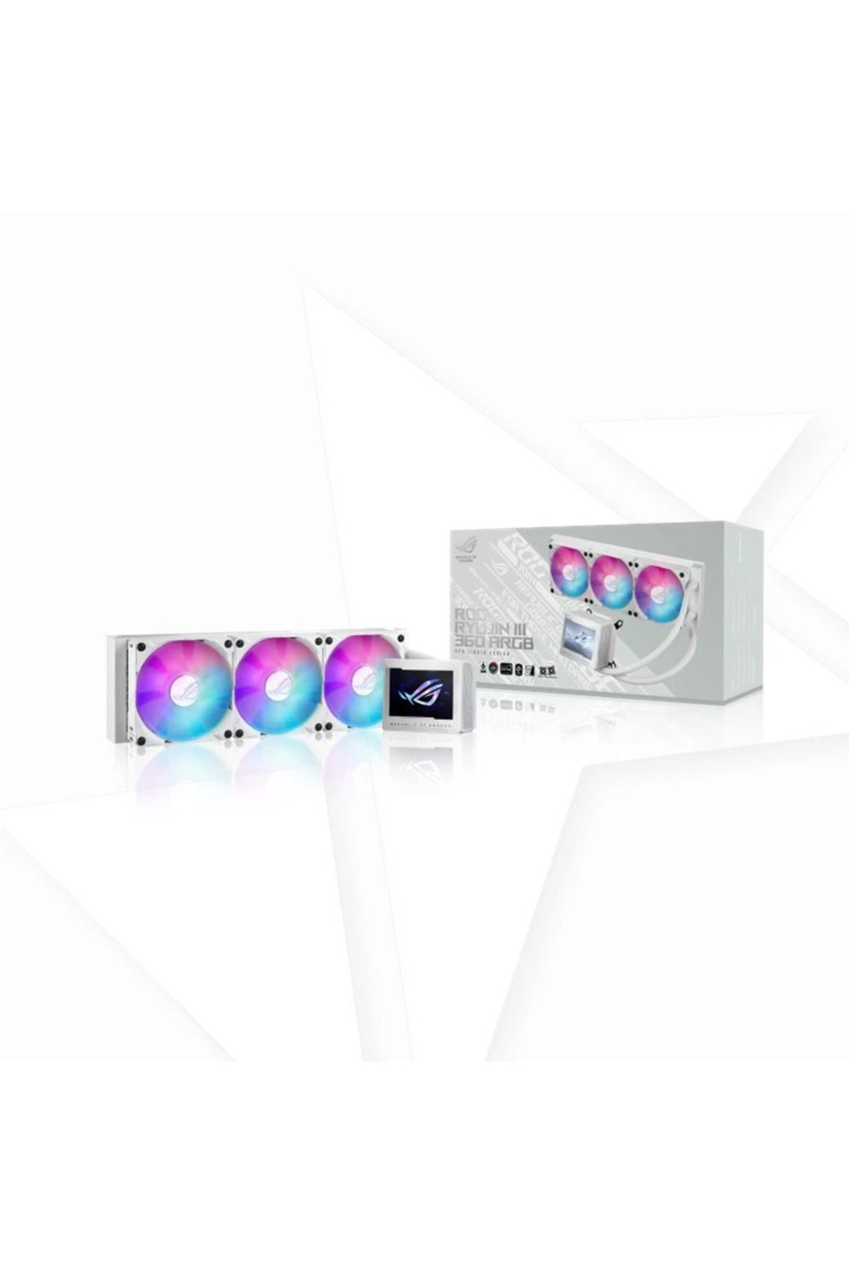 ASUS-ROG RYUJIN III 360 ARGB CPU Liquid Cooler White 1