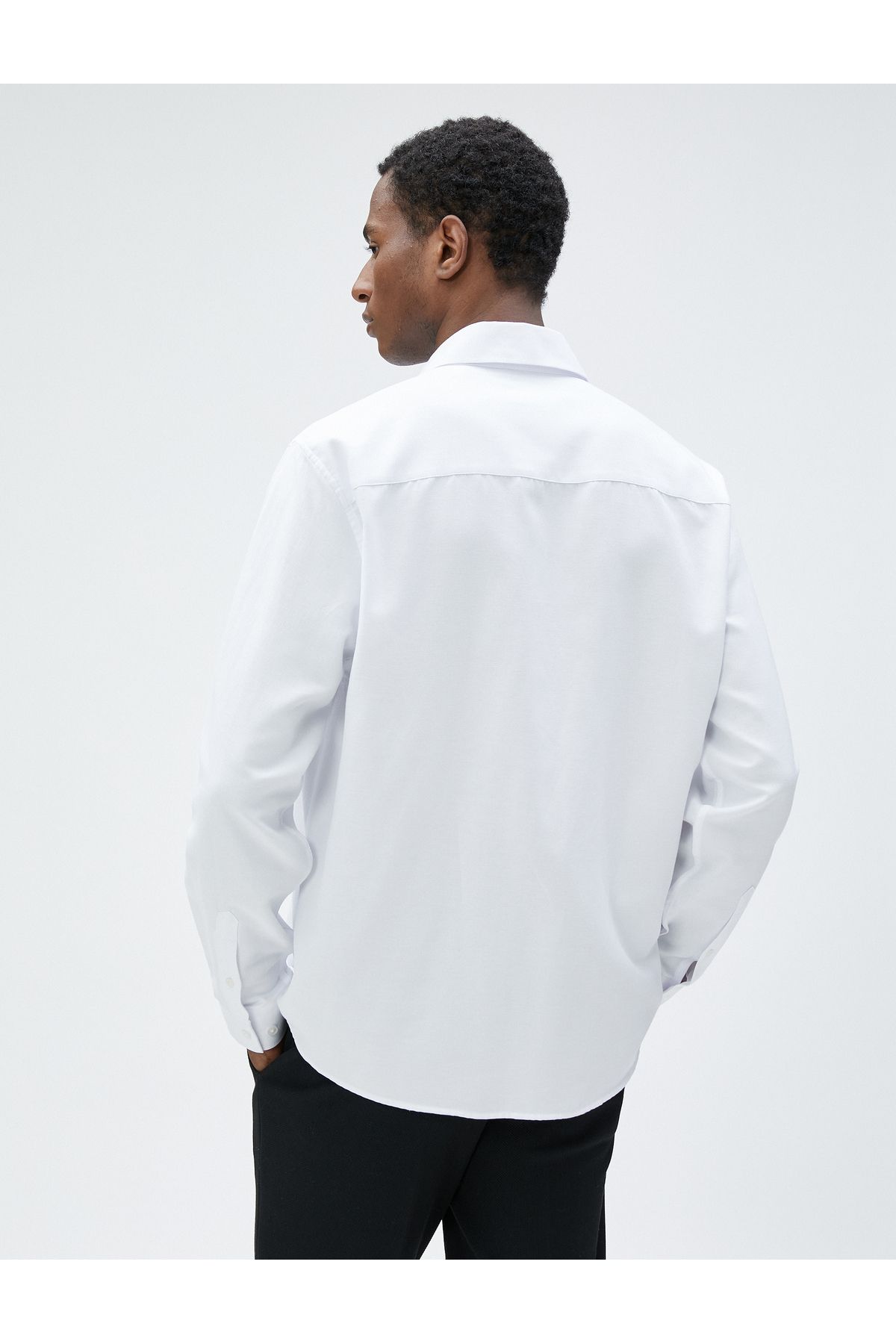 Koton-Men's White Shirt 4
