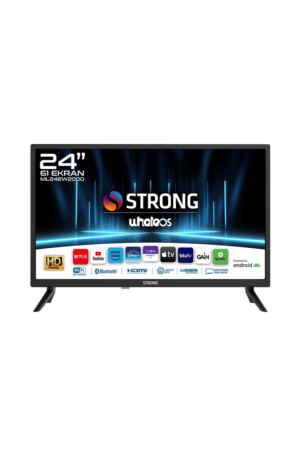 Strong ML24EW2000 24’’ 61cm Ekran HD Ready Whale OS Smart TV - Dahili Uydu Alıcılı LED TV