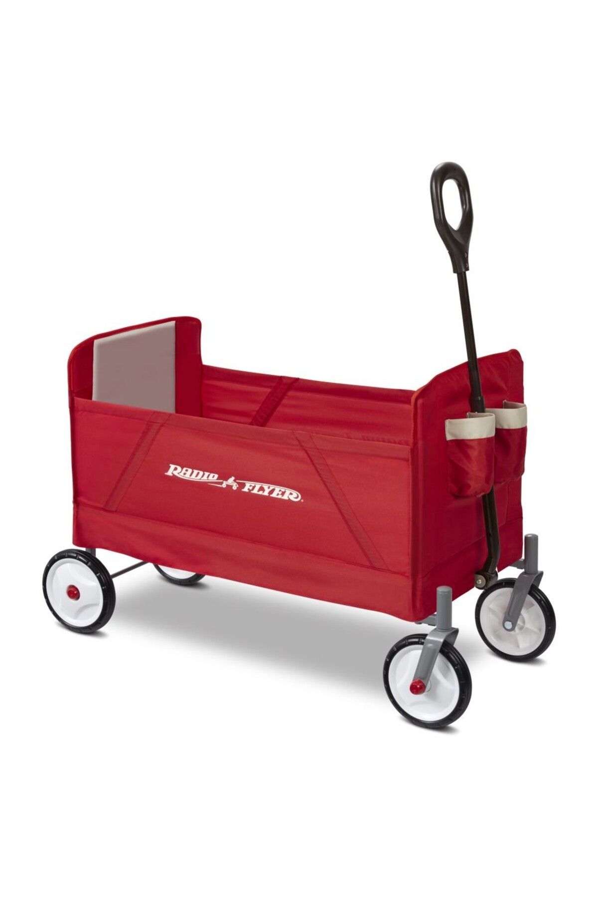 RADIO FLYER 3'ü 1 arada EZ Fold Wagon Kanopili, Kolay Katlama ve Saklama