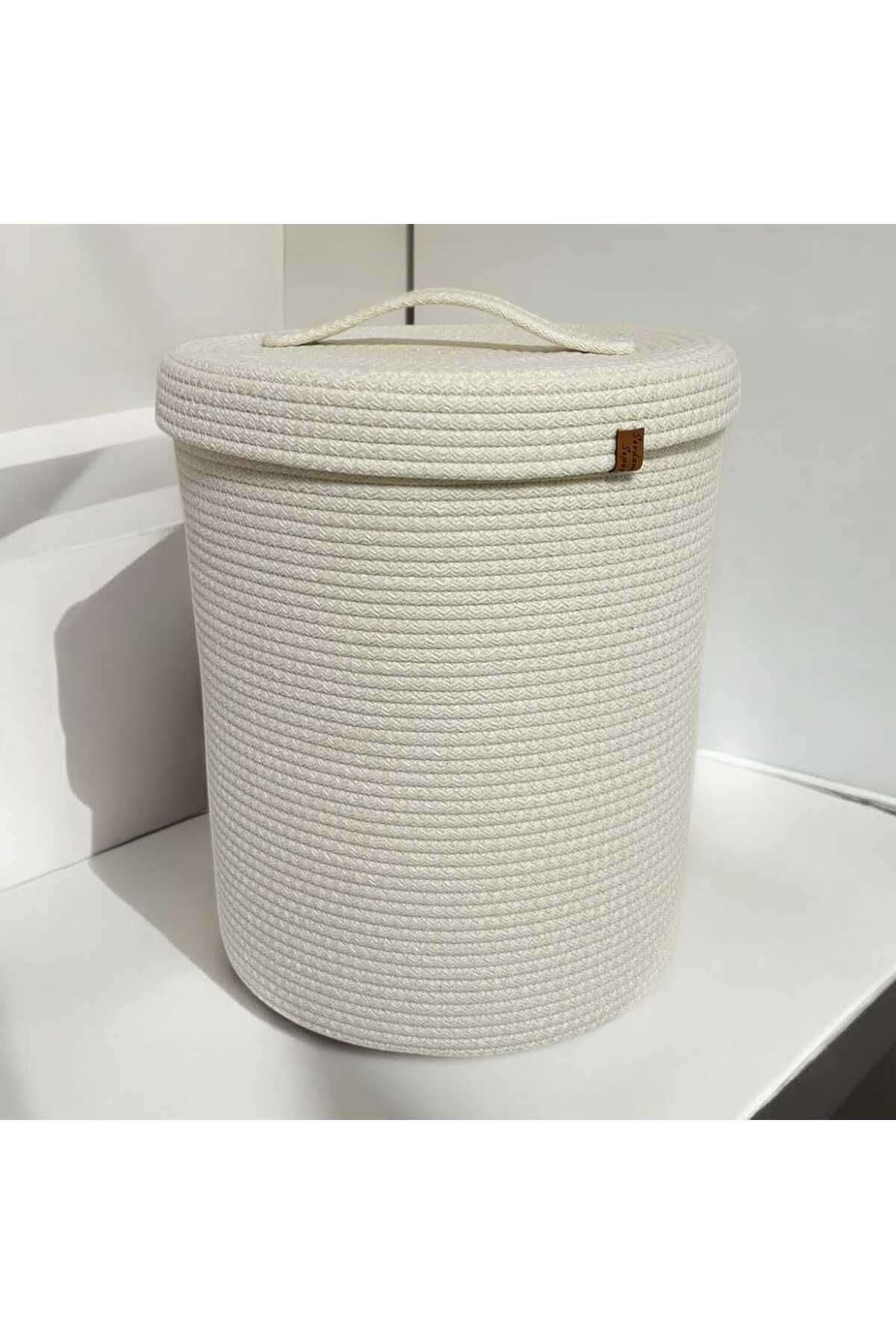 Sevdam Sepet-Bathroom Organizer - Ecru - Cotton 1