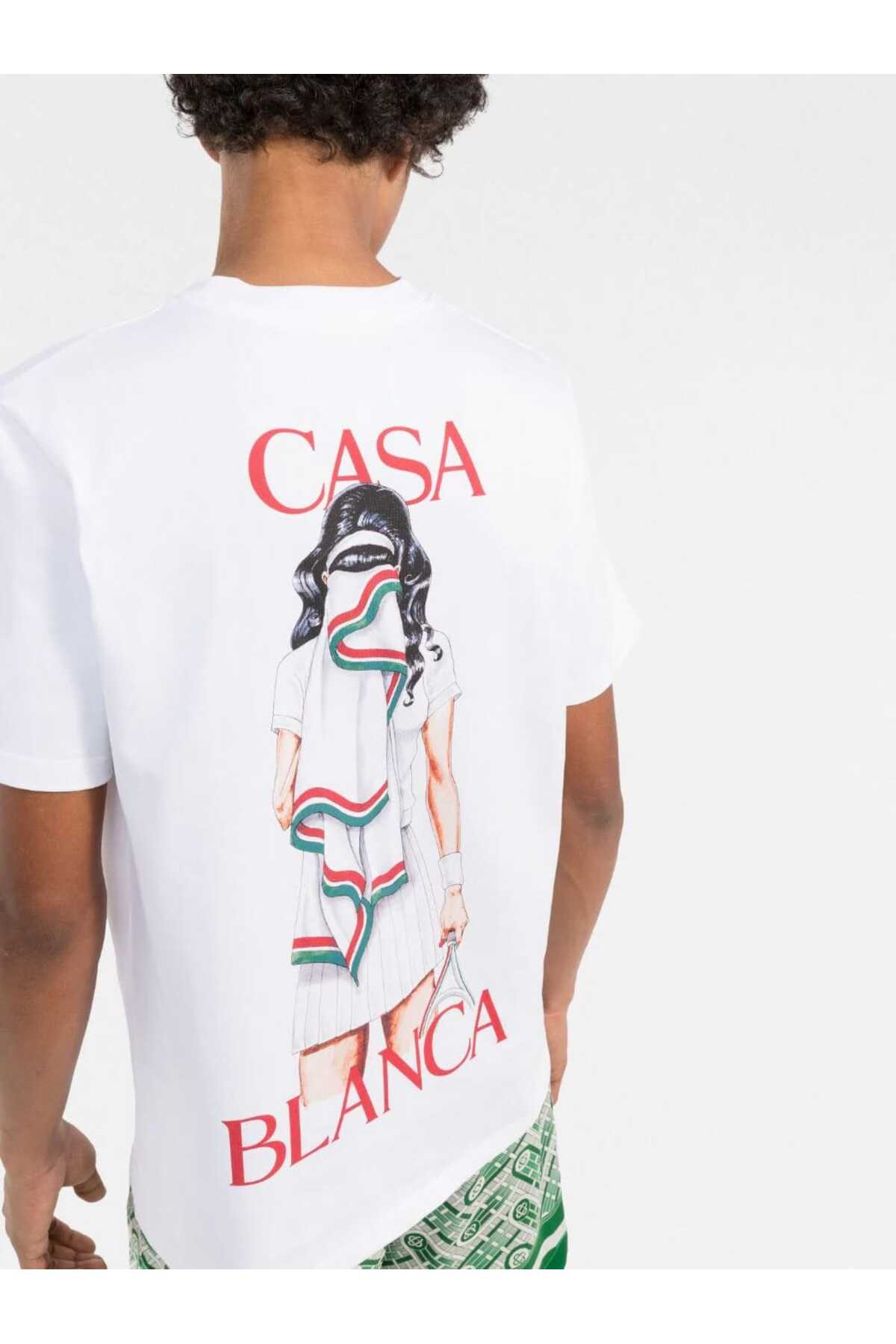casablancaさん CASABLANCA Casa Regular Fit Beyaz Tshirt - Fiyatı, Yorumları