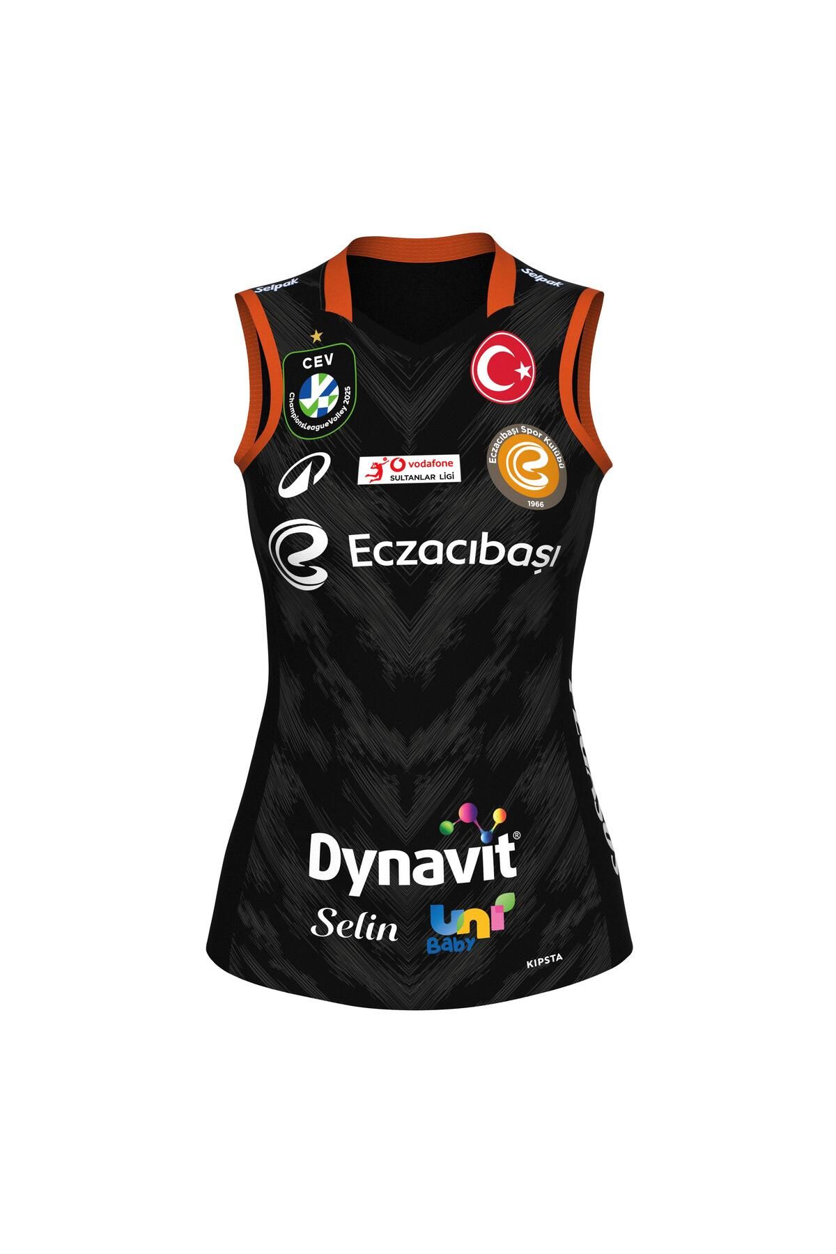 Decathlon Eczacıbaşı 24/25 Resmi Voleybol Forması - Siyah