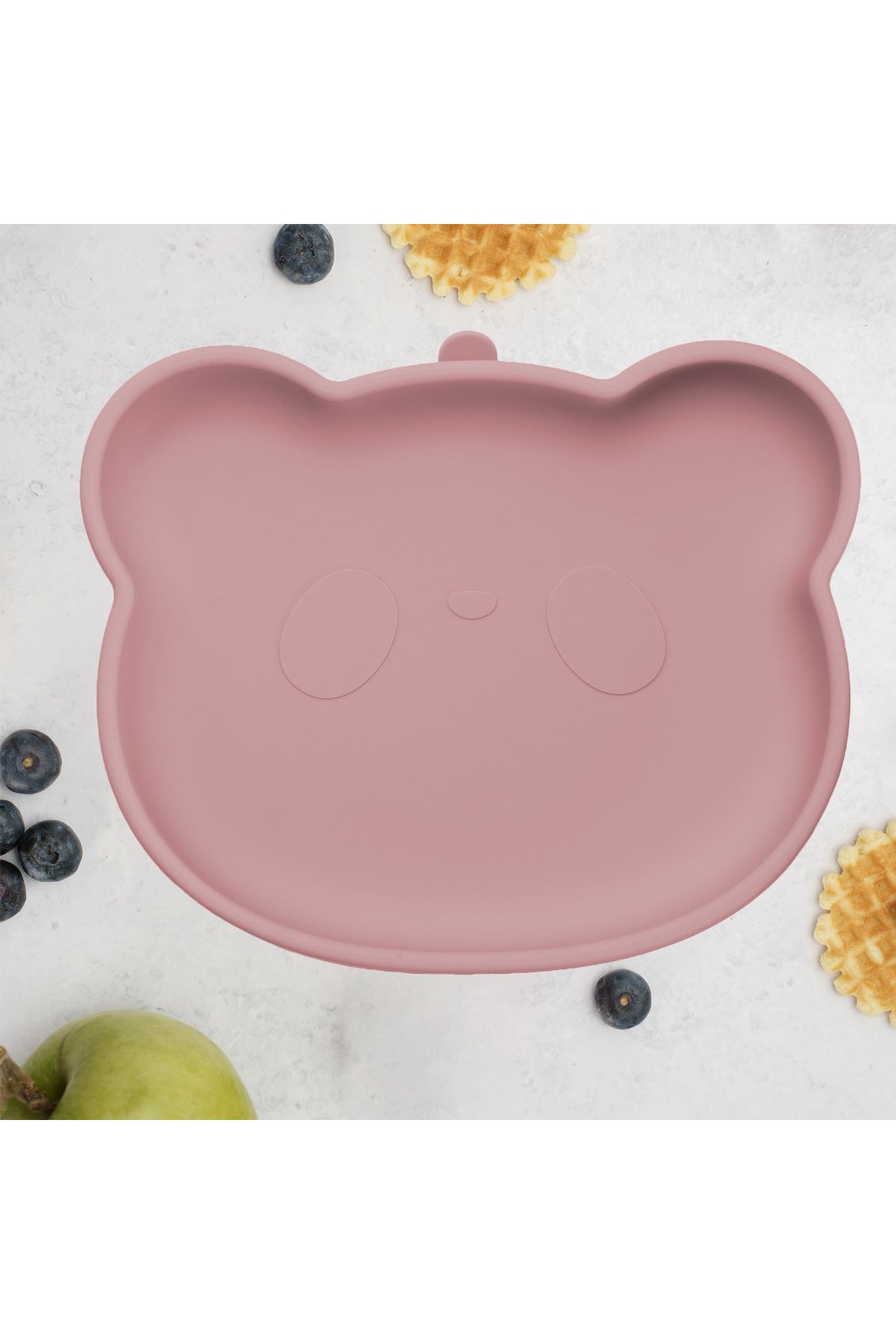 APPEKIDS-Farfurie din silicon cu ventuza, AppeKids, The Little Bear - Old Rose 1