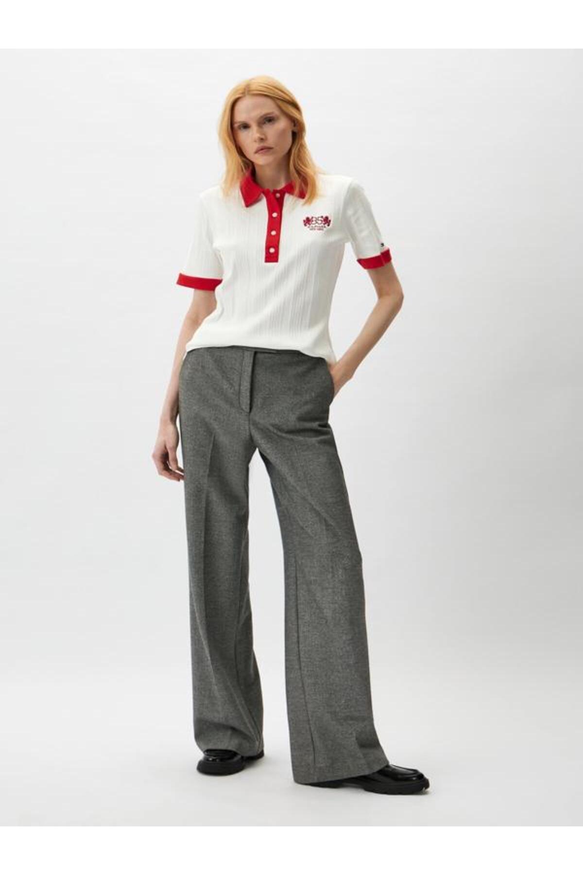 پولوشرت زنانه یقه پلو | تامی هیلفیگر Tommy Hilfiger TYBWW0WW40604-07100413108 TR - تصویر 7