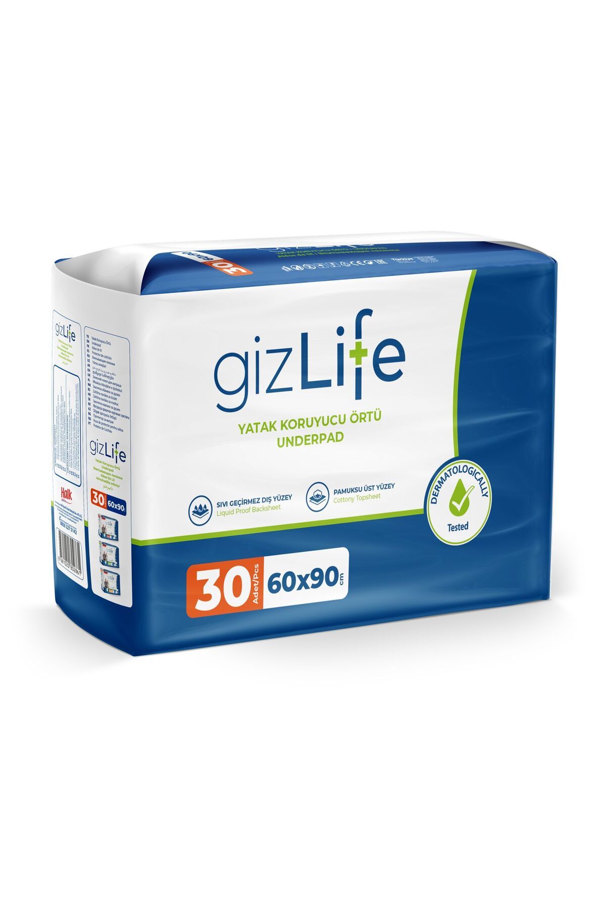 GIZLIFE GİZLİFE 60X90 SERME-YATAK KORUYUCU-ALIŞTIRMA PEDİ