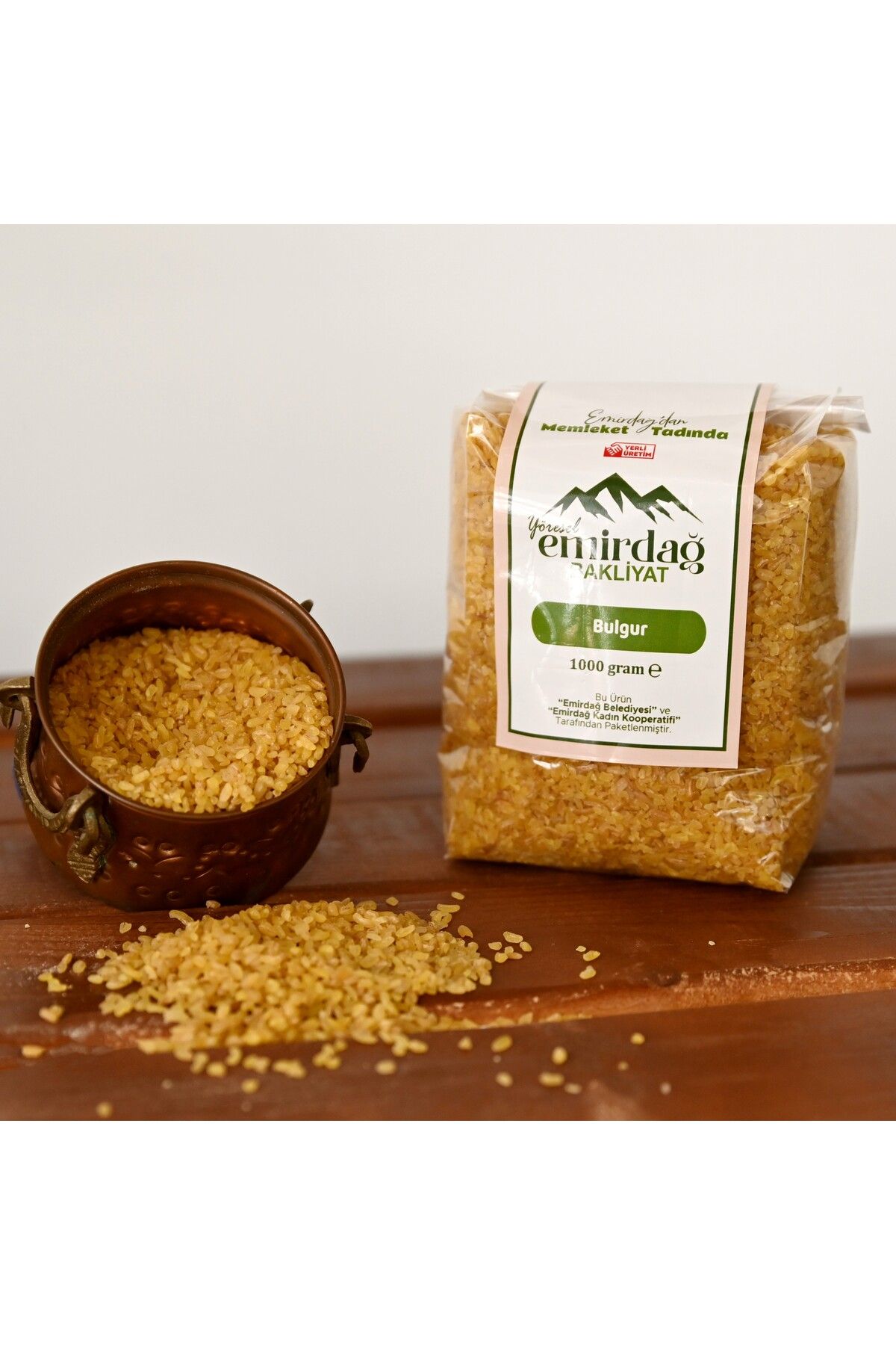 Emirdağ Kadın Kooperatifi Yerli Yöresel Pilavlık Bulgur 1 Kg