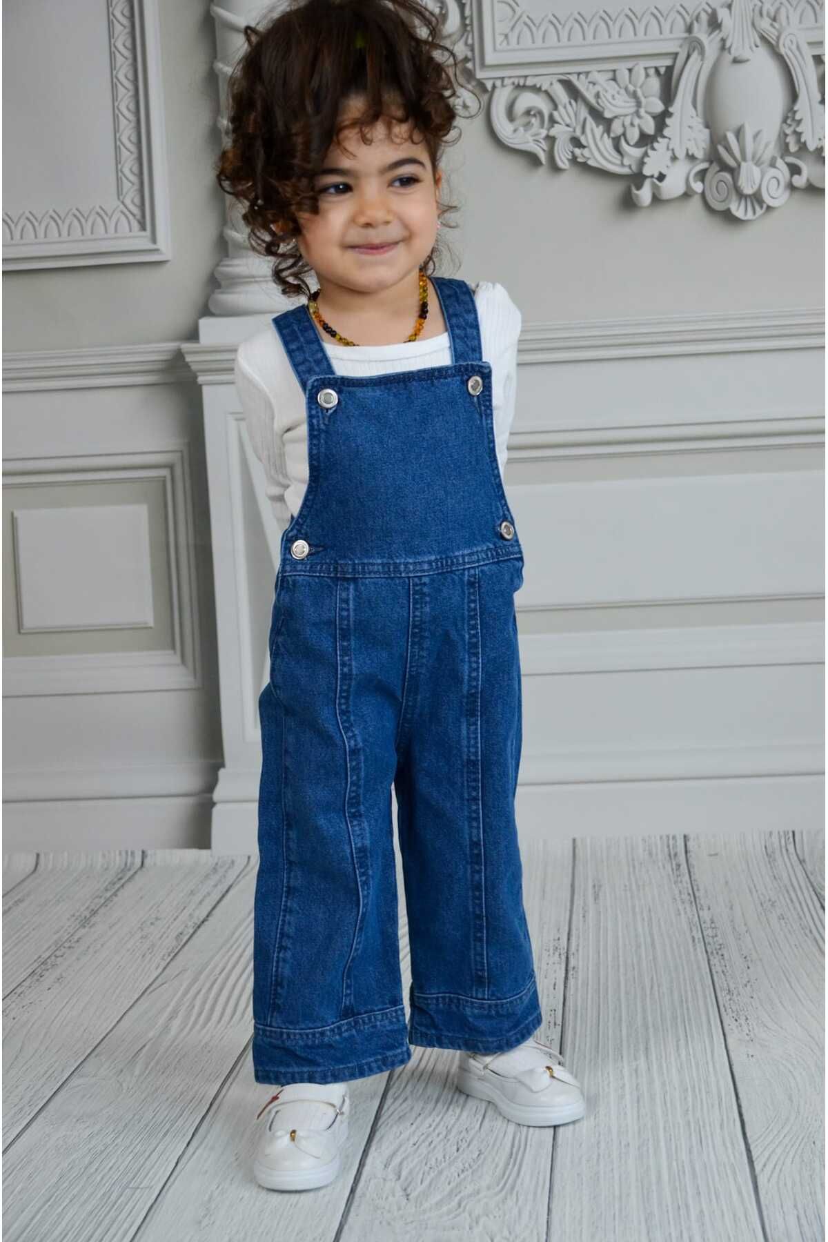 Ede Tekstil-Girl's Jeans Slopet Blue Denim 2