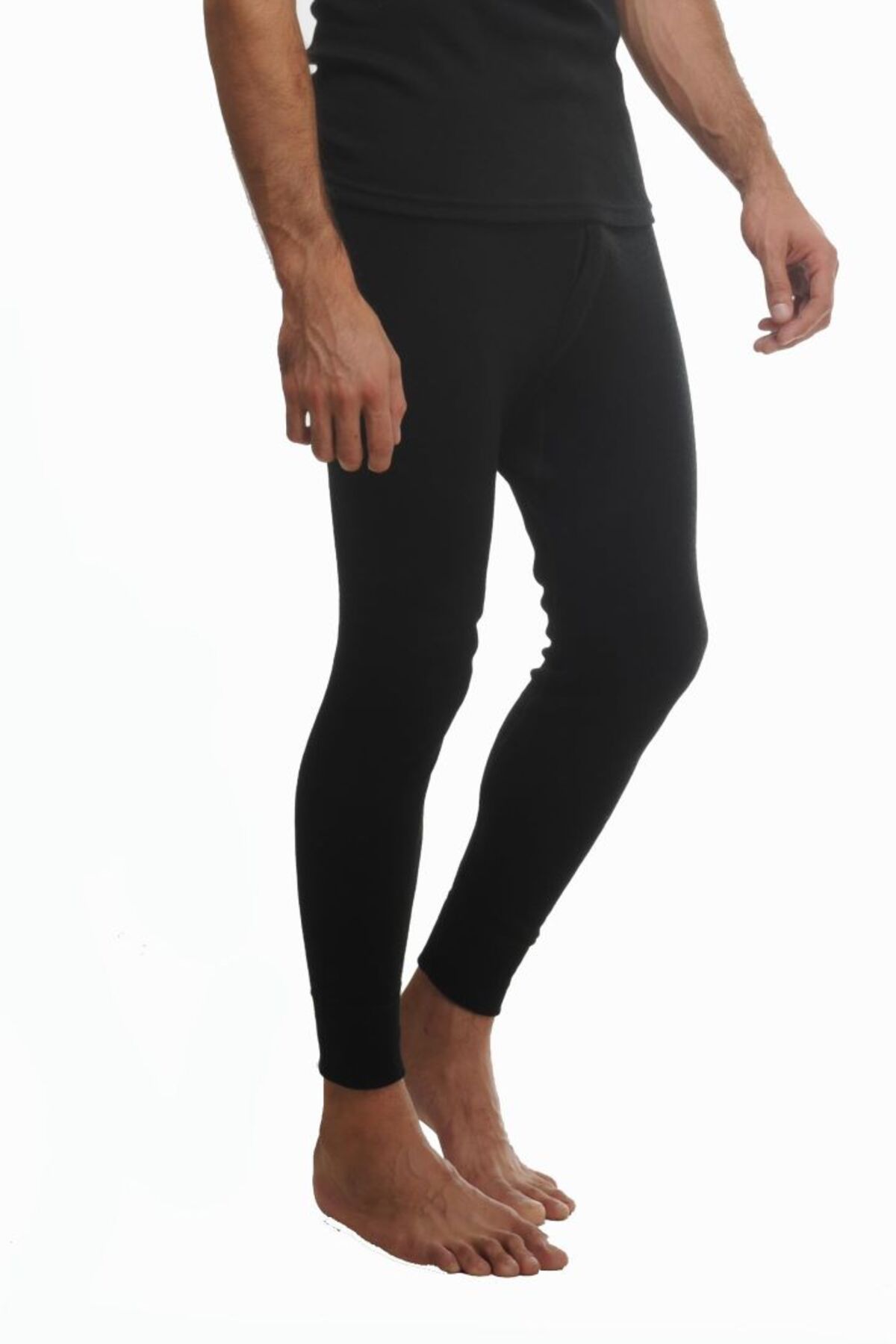 Hasyün 4001 Pantaloni Lungi De Lână Neagră Pentru Bărbați Masculin - M