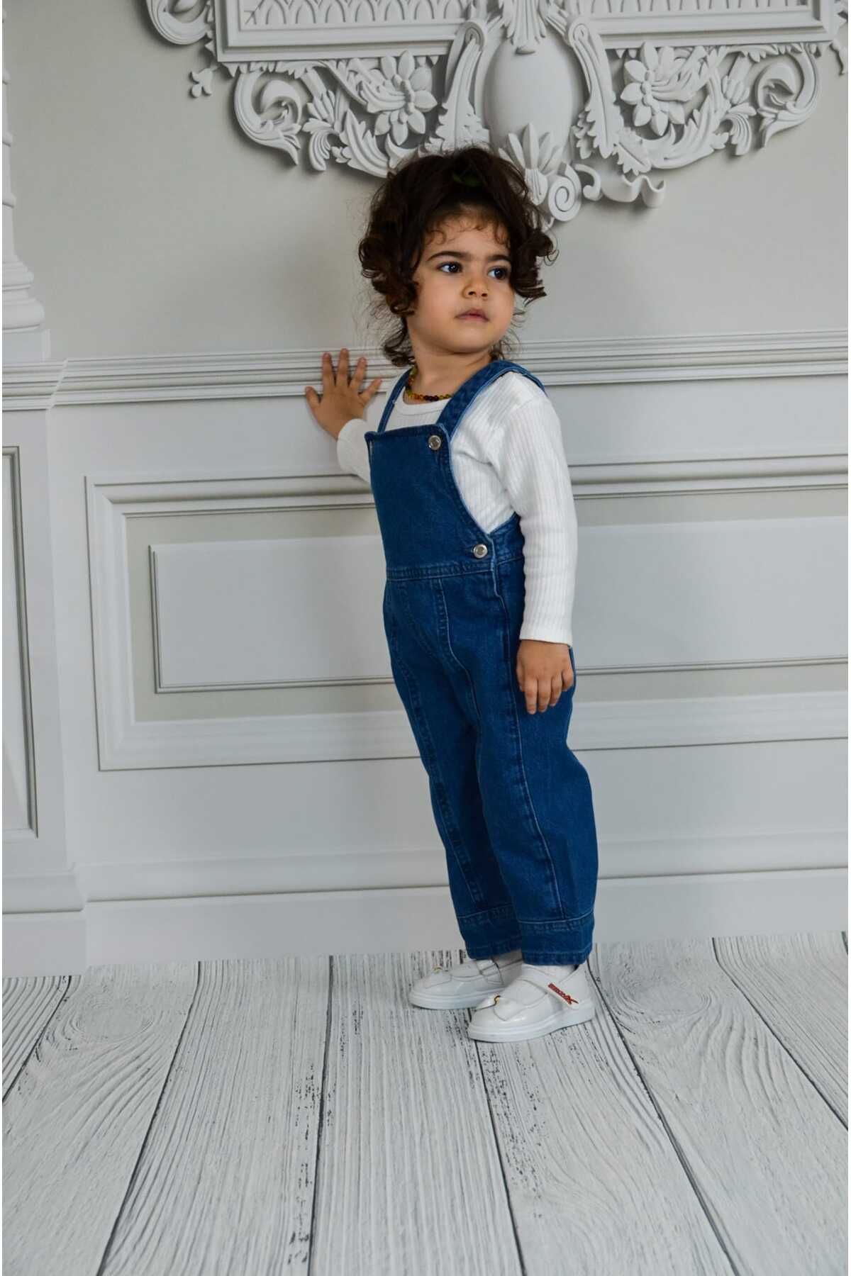 Ede Tekstil-Girl's Jeans Slopet Blue Denim 8