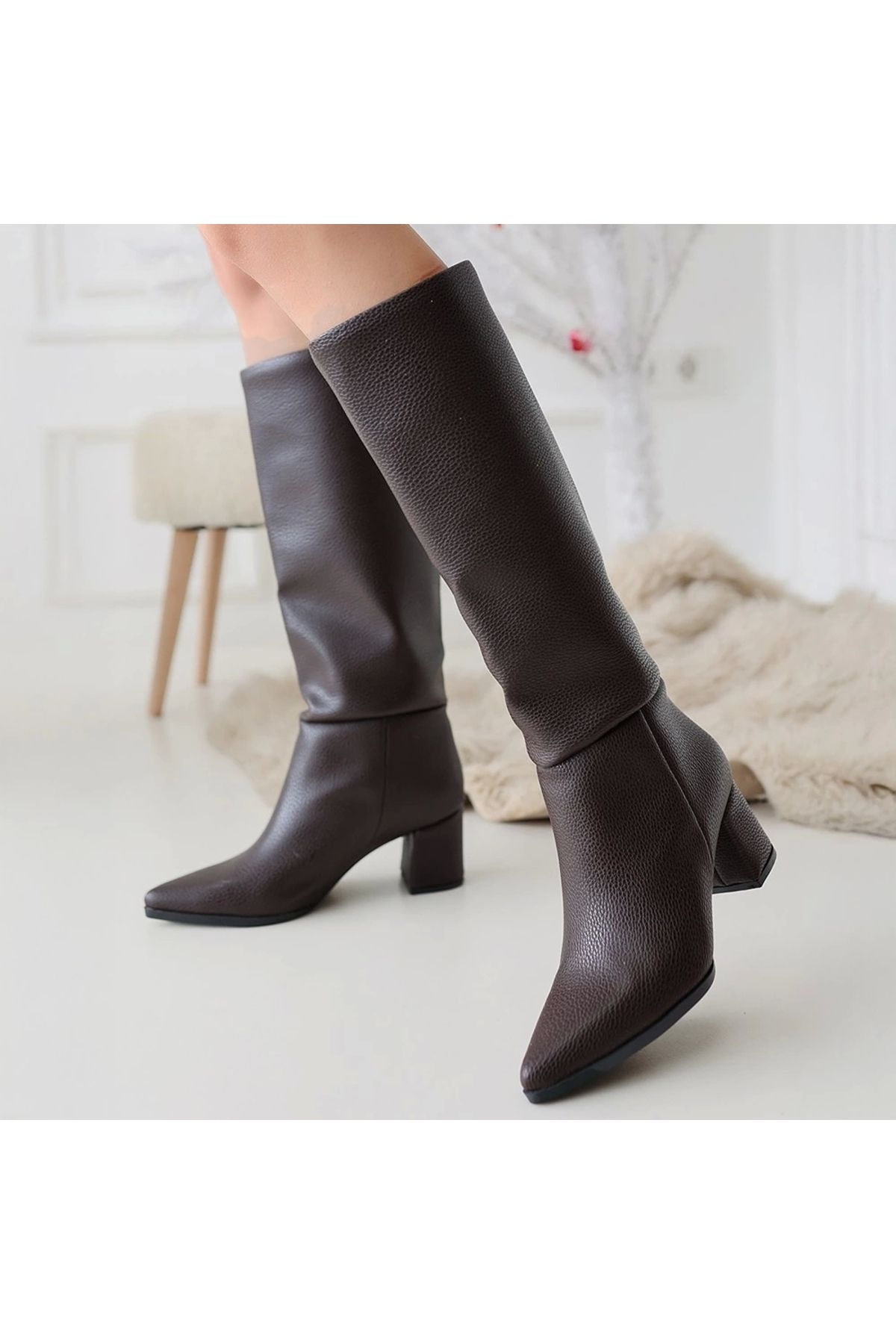 KAZAX-Knee-High Boots - Multicolor - Flat 4