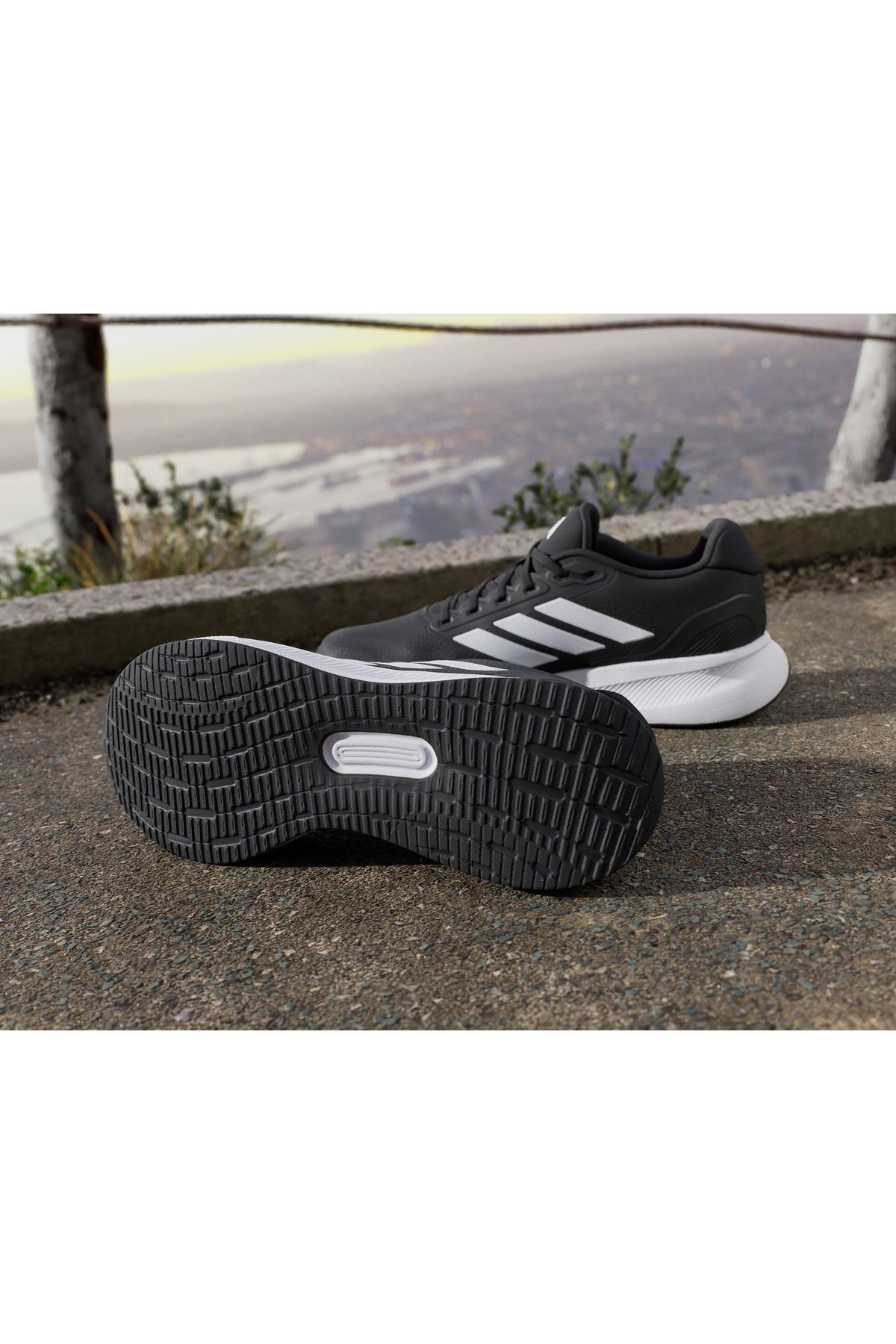 کفش دو و تمرین مشکی مردانه زنانه 5 در حال رانینگ سیاه adidas
