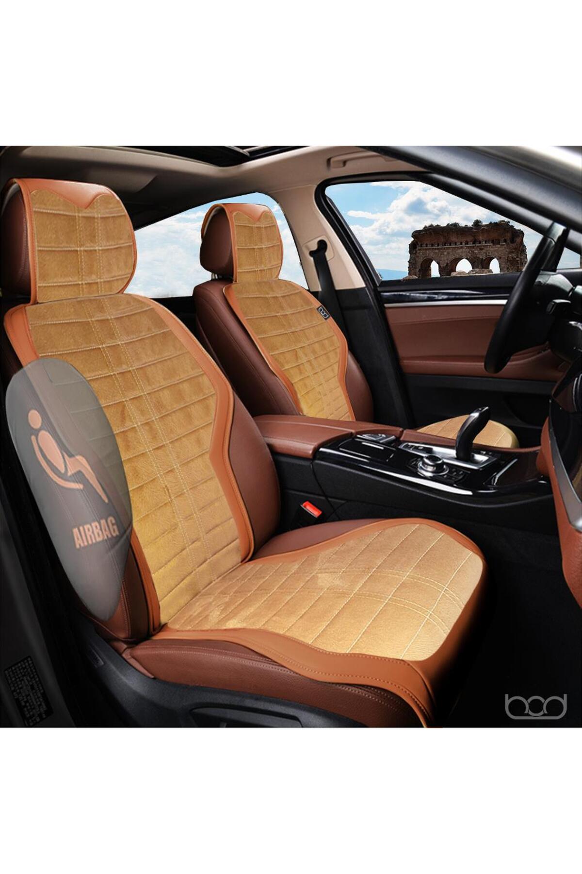 Bod Taytüyü Derili Oto Koltuk Koruyucu Kılıf Gediz Serisi Ön Arka Set fotoğrafı 4 (önizleme)