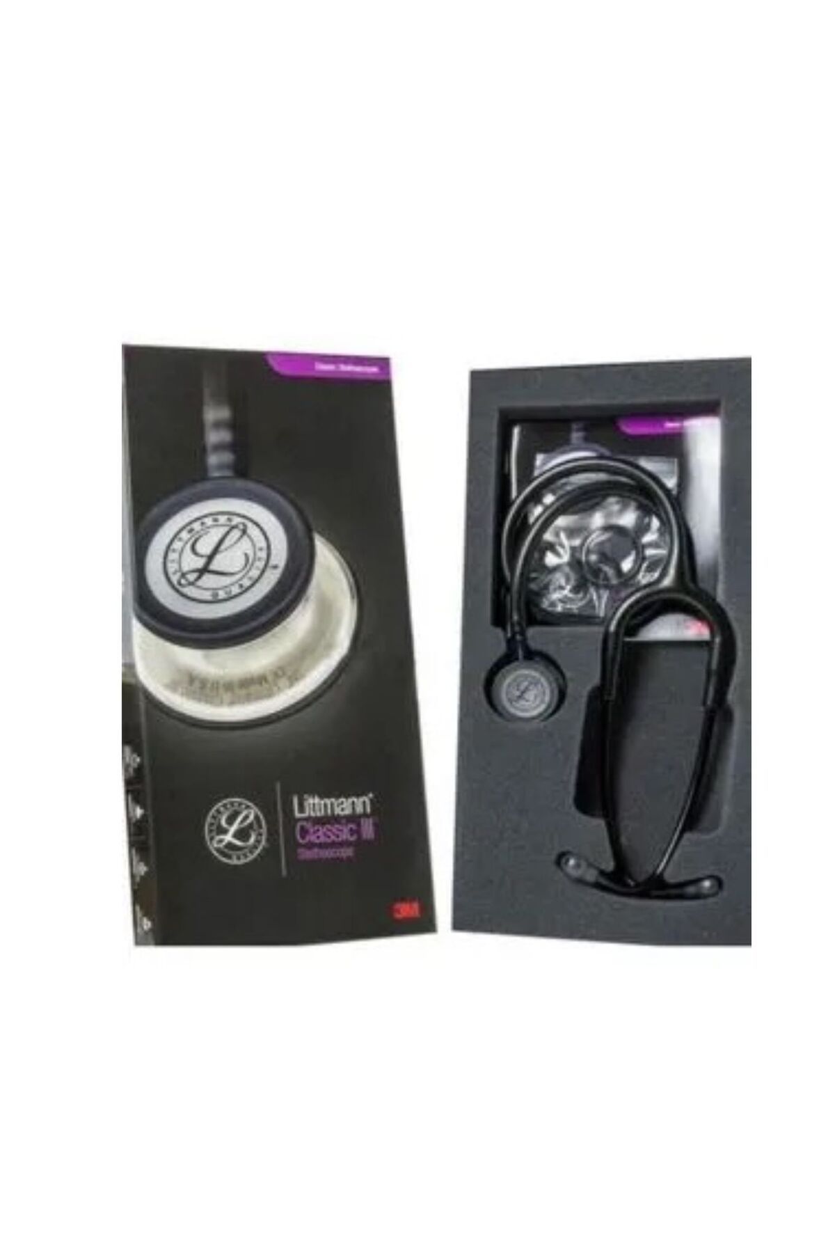 Littmann LİTTMANN MASTER CARDİOLOGY 3m Littmann Classic Iıı Black Siyah Renk Steteskop