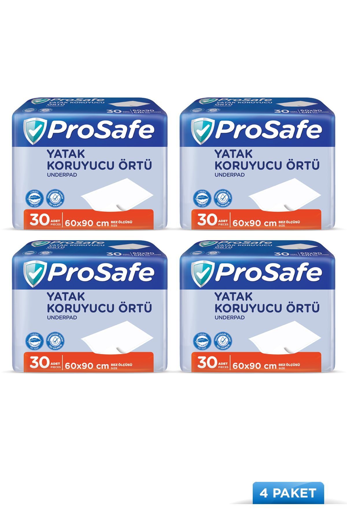 PROSAFE Yatak Koruyucu Örtü 30'lu X4