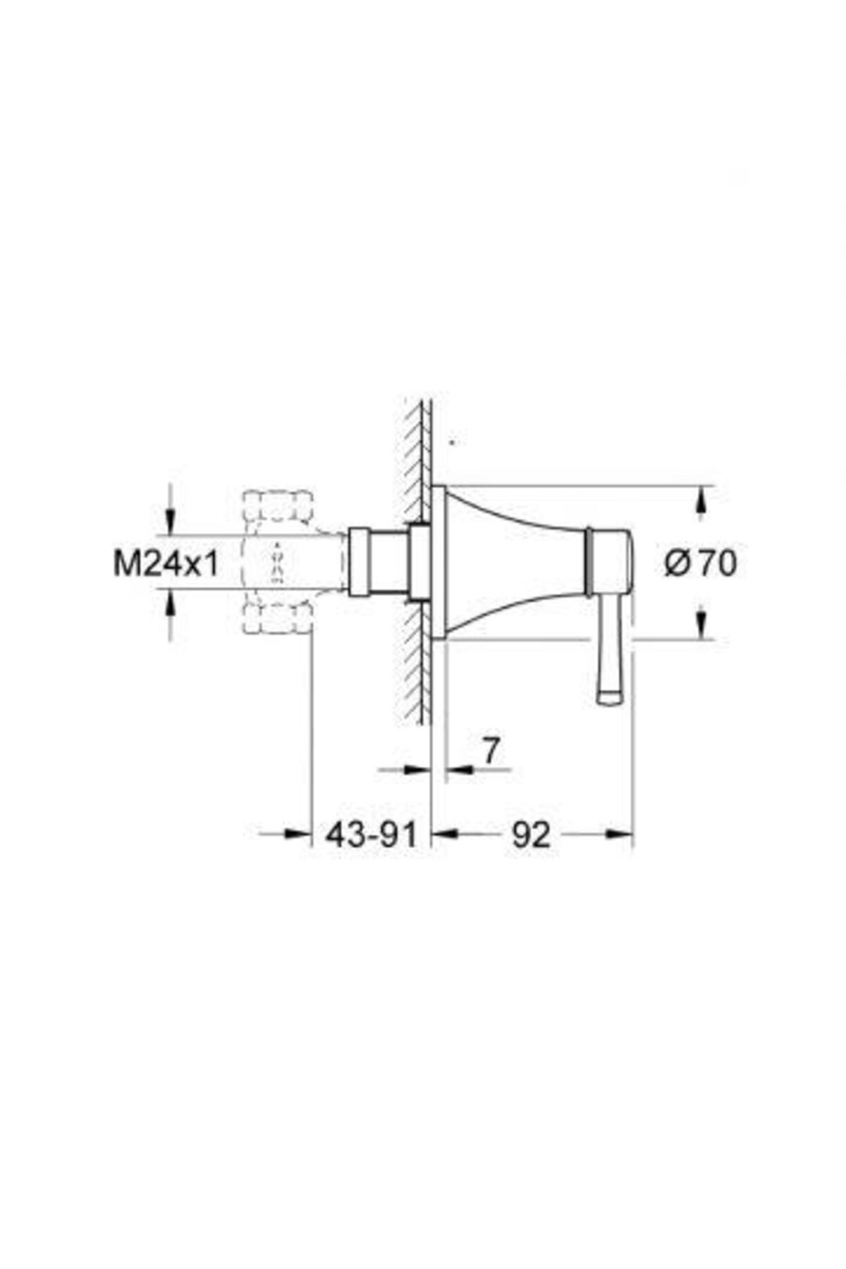 Grohe-Grandera Built-in Stop Valve -19944000 2
