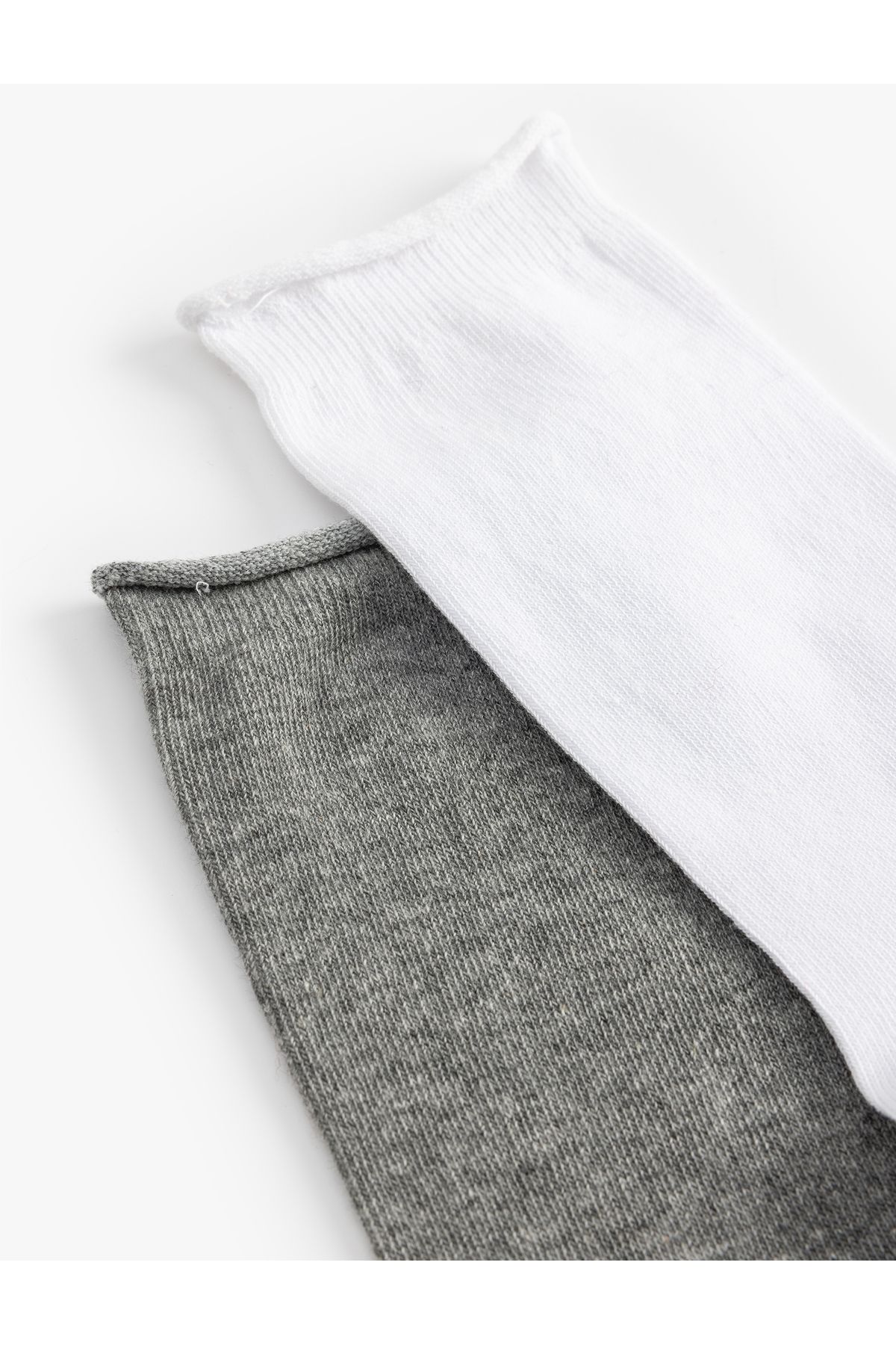 Koton-Basic Set of 2 Multicolored Socks 3